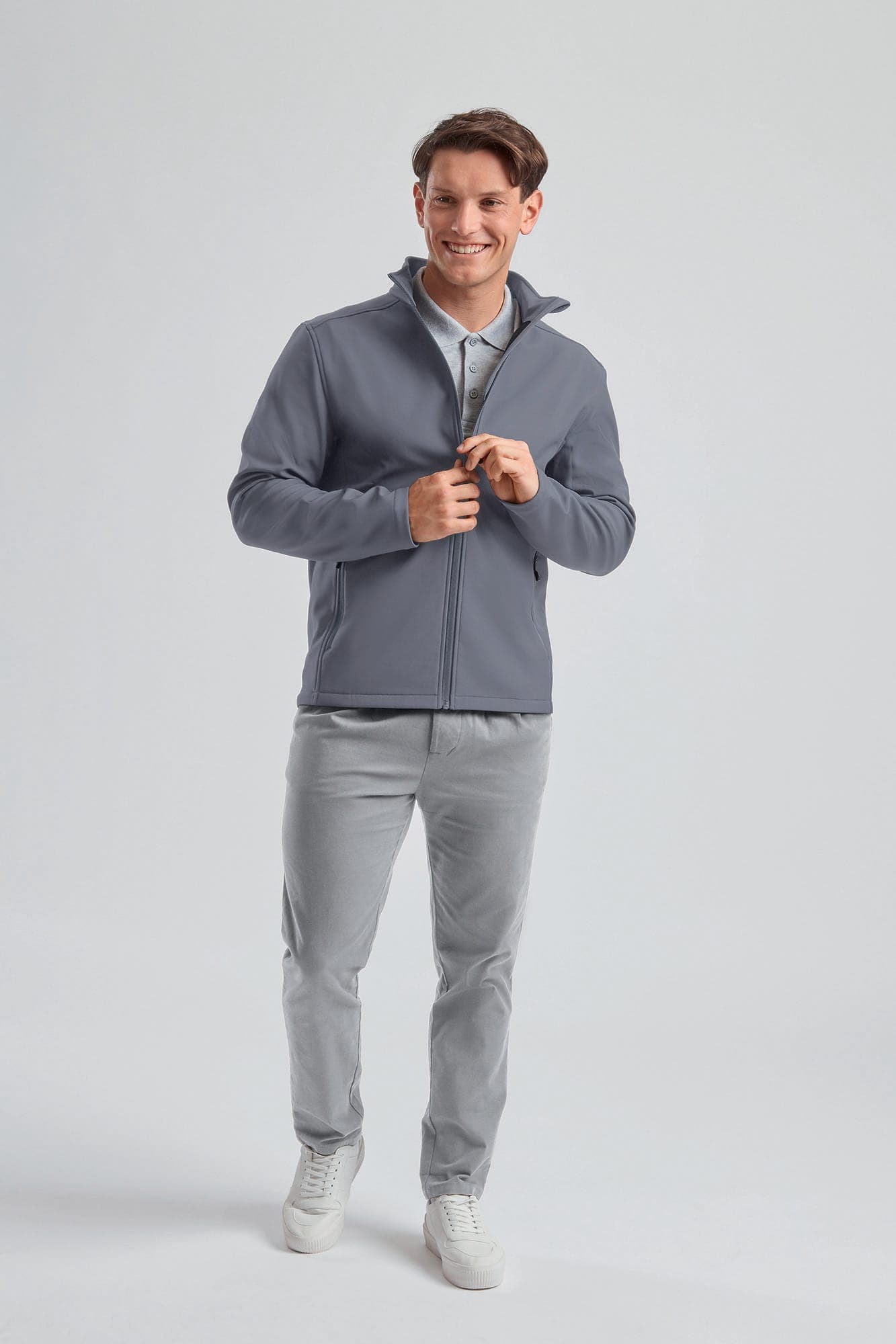 Veste softhsell Essential en situation