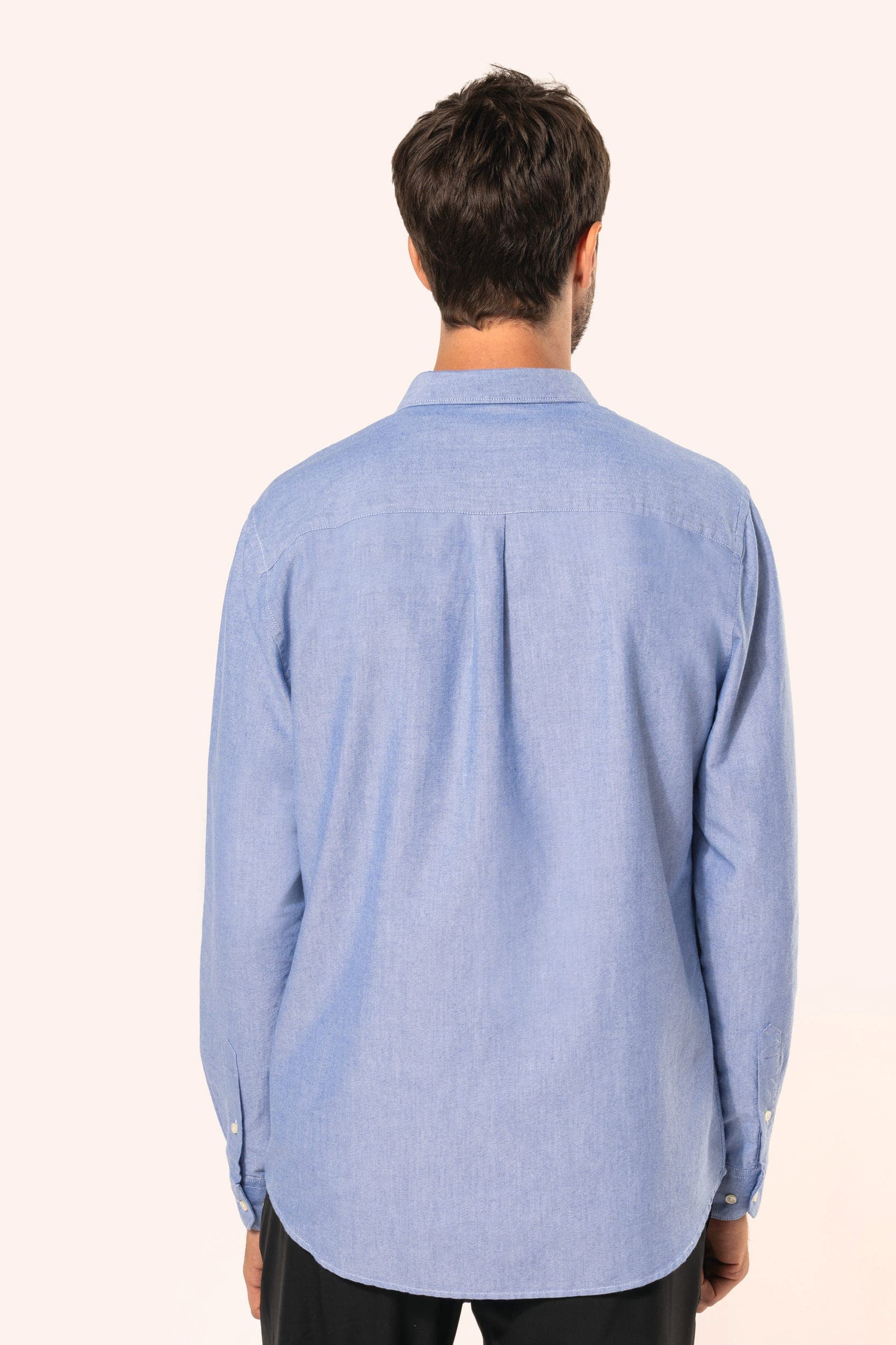 Chemise Oxford manches longues homme en situation