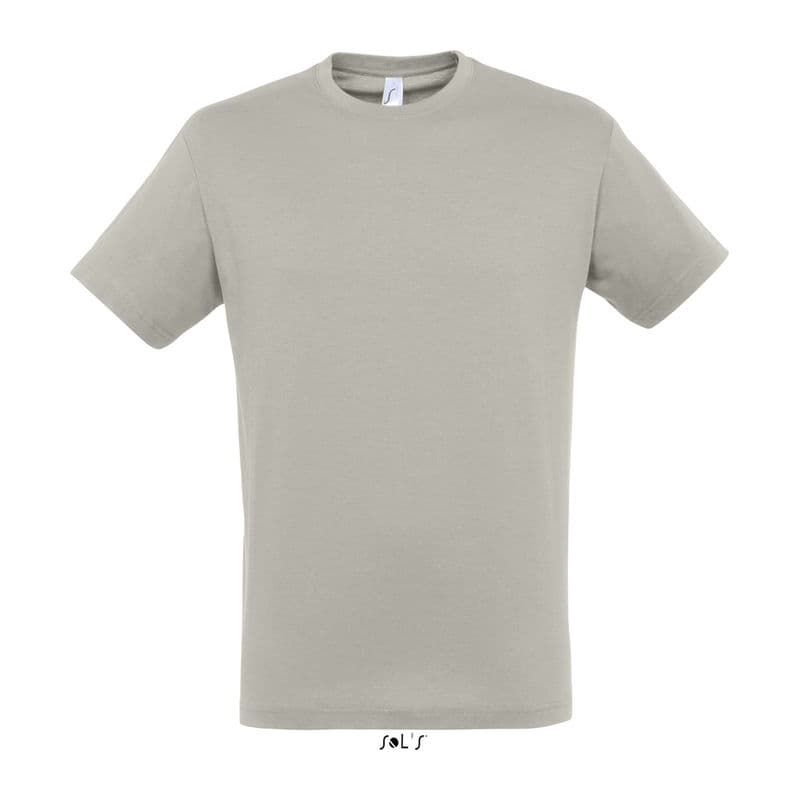 SOL'S REGENT UNISEX ROUND COLLAR T-SHIRT coloris Gris clair