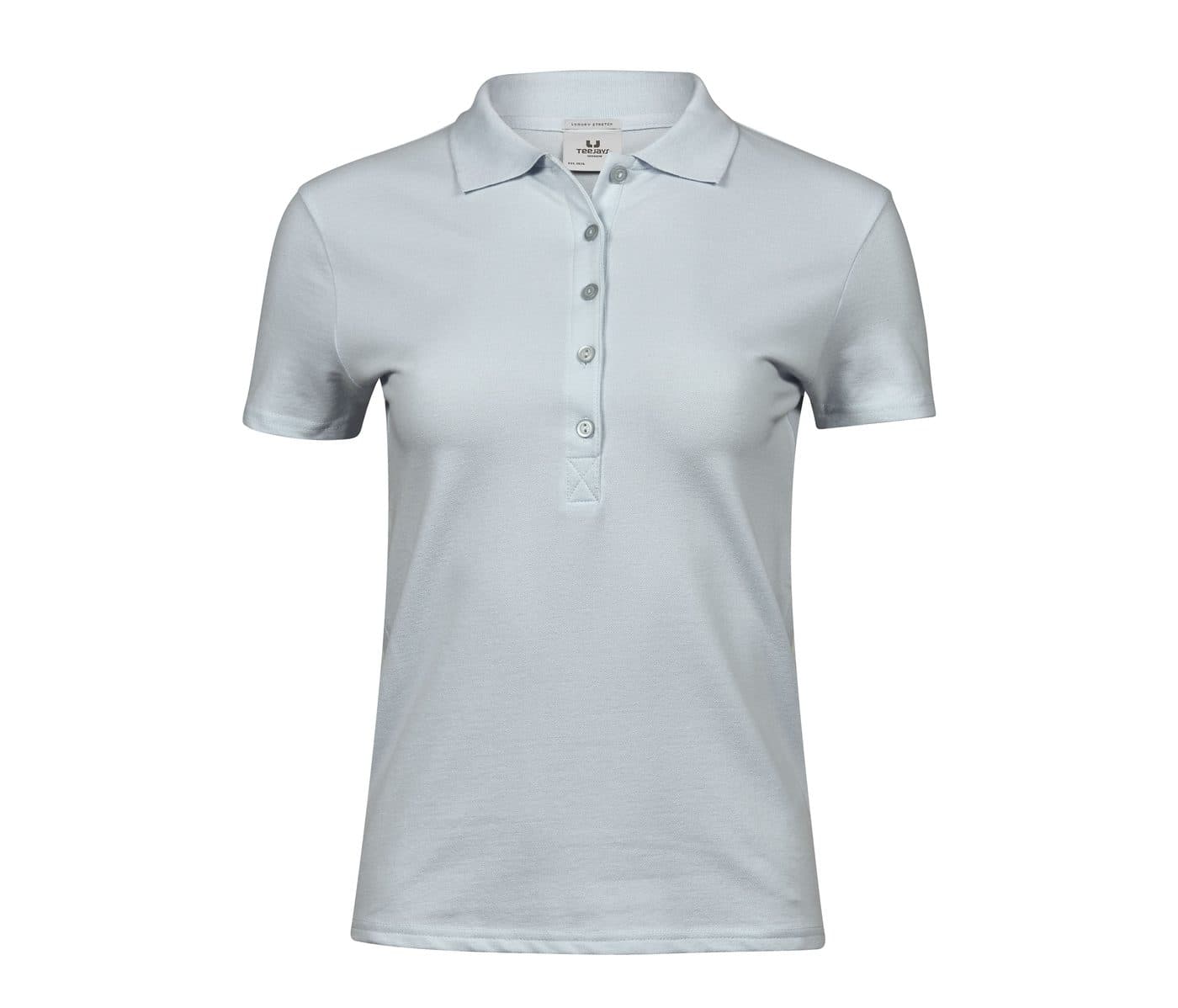 LADIES LUXURY STRETCH POLO coloris Bleu glacier