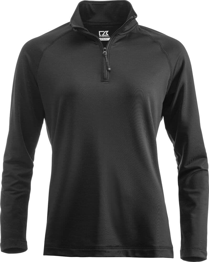 Polaire demi-zip Cutter & Buck Coos Bay femme coloris Noir
