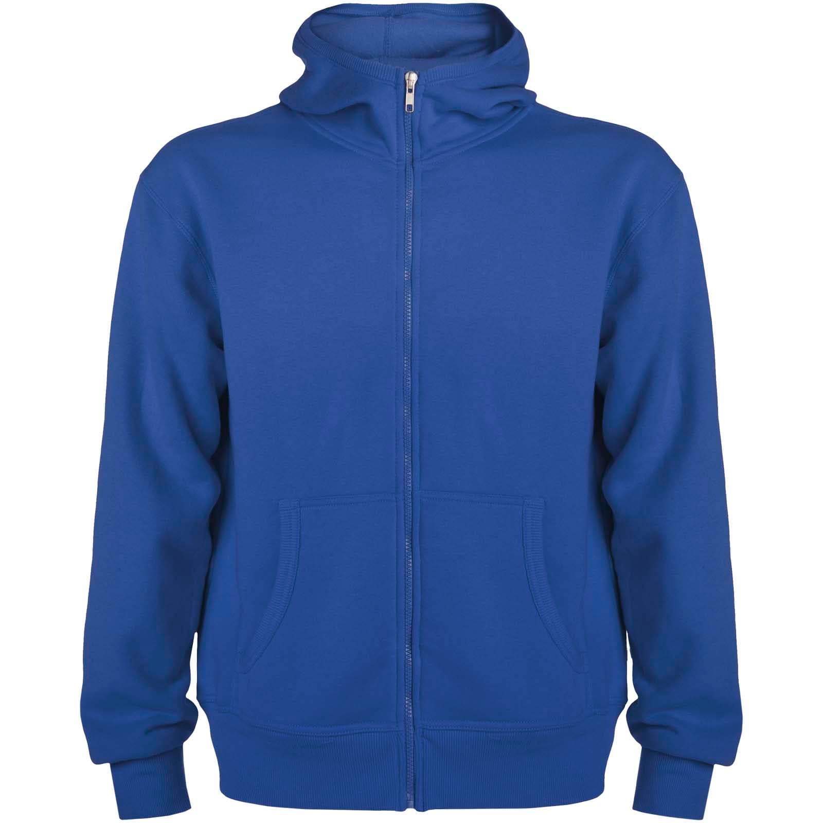 Sweat zippé à capuche de 280 g/m² Montblanc unisexe coloris Bleu roi