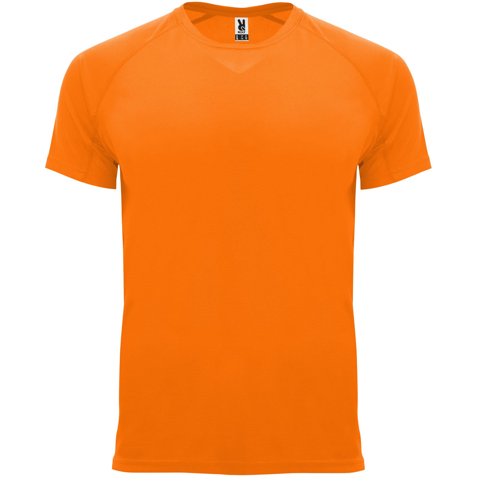 T-shirt de 135 g/m² Bahrain en maille piquée à manches courtes pour homme coloris Orange fluo