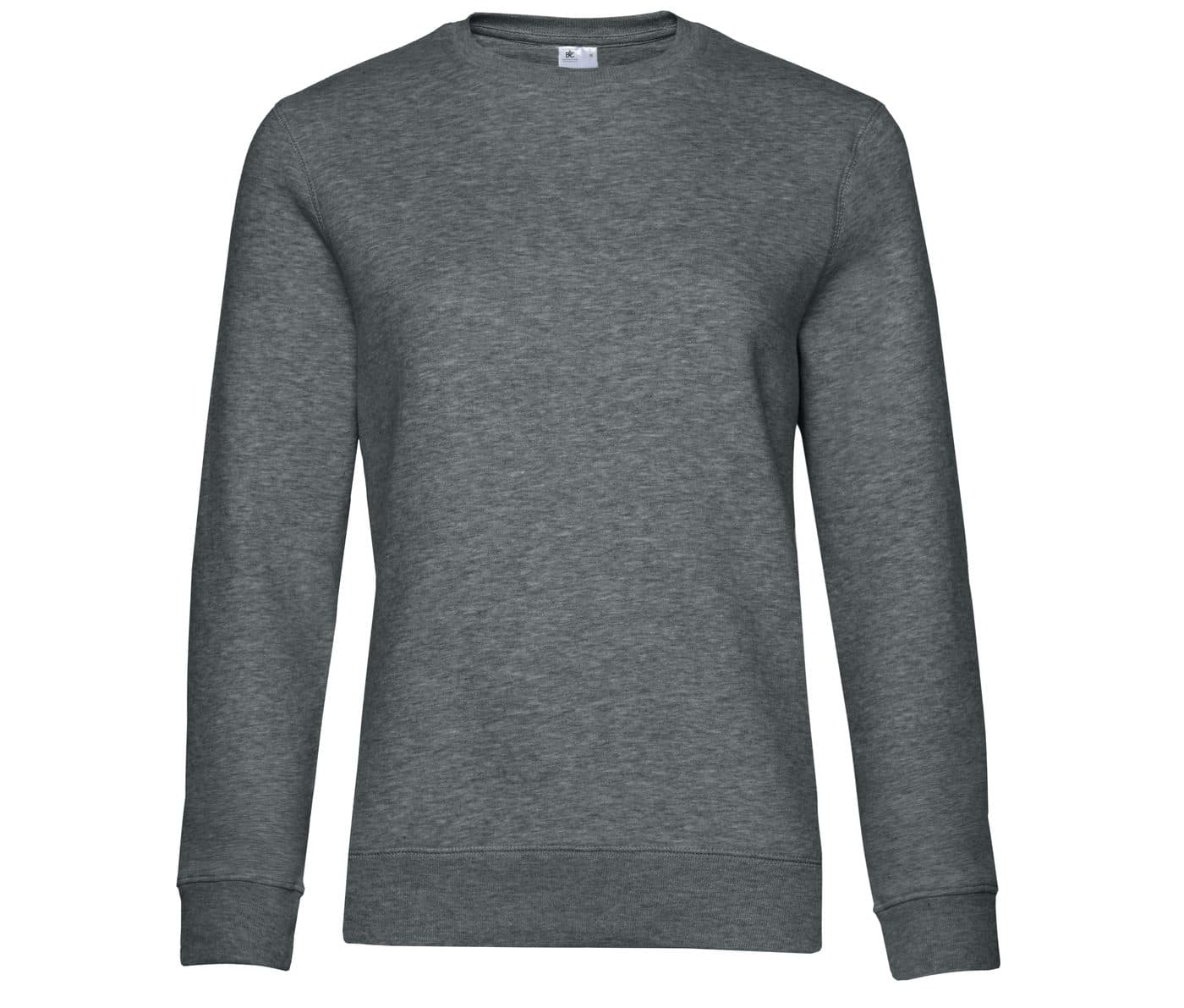 B&C QUEEN CREW NECK coloris Gris moyen chiné