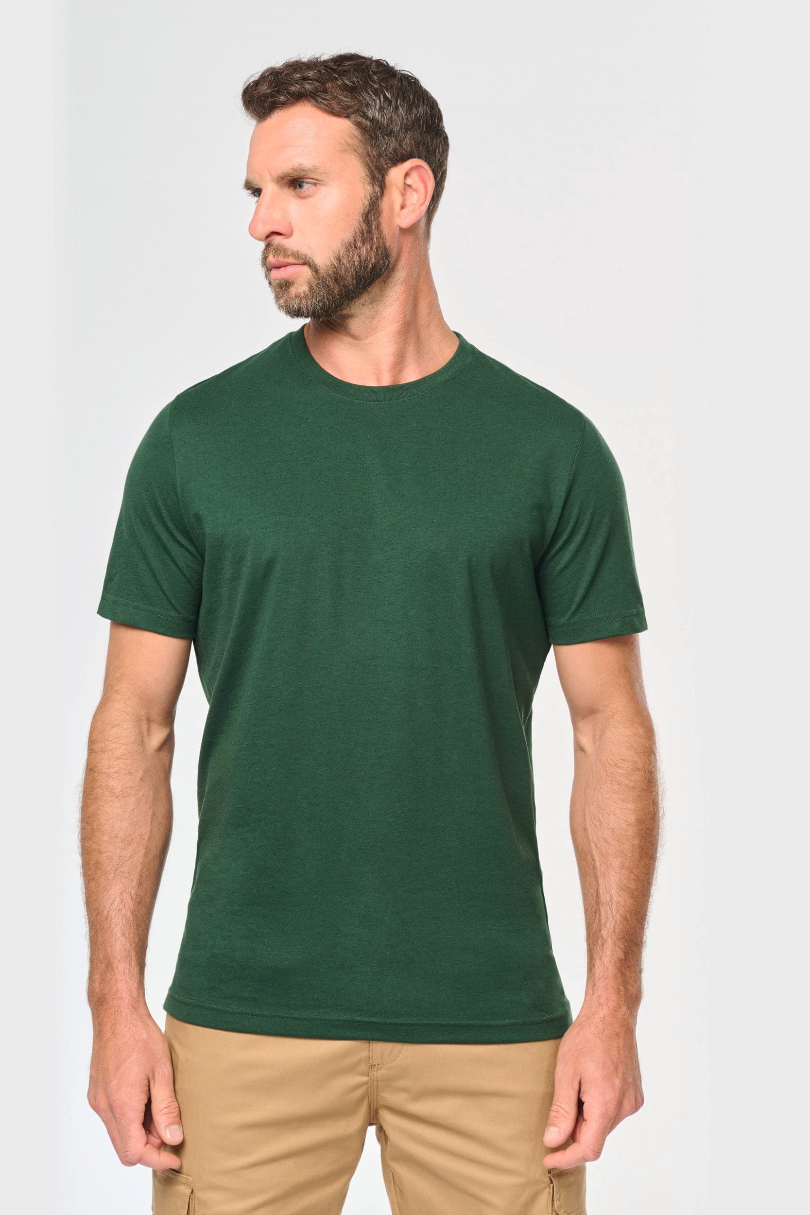 T-shirt col rond écoresponsable homme en situation