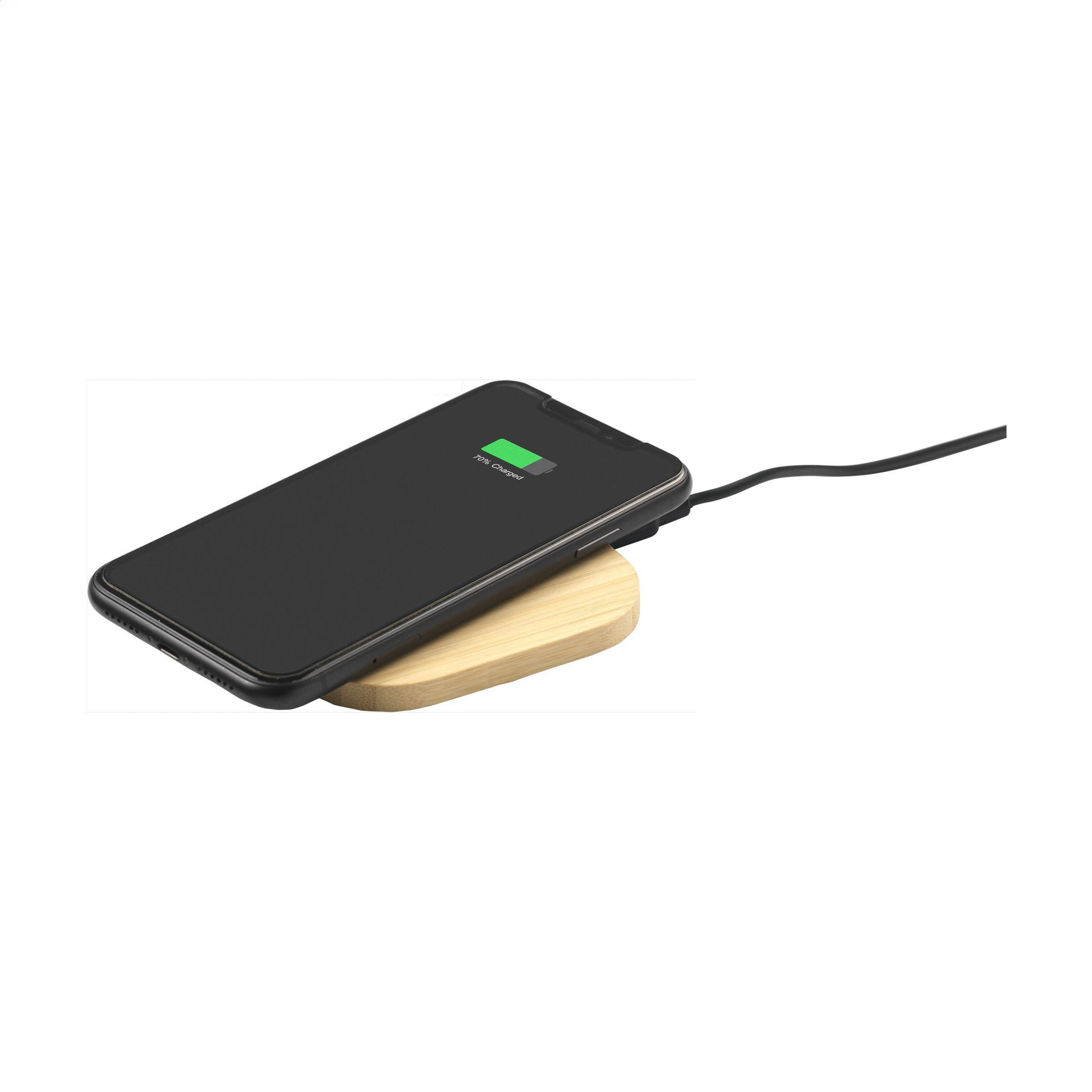Chargeur sans fil Bamboo 15W en situation