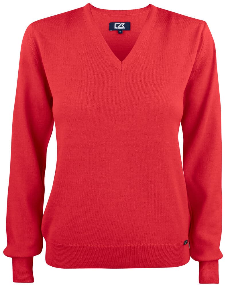 Pull col V Cutter & Buck Everett 2.0 femme