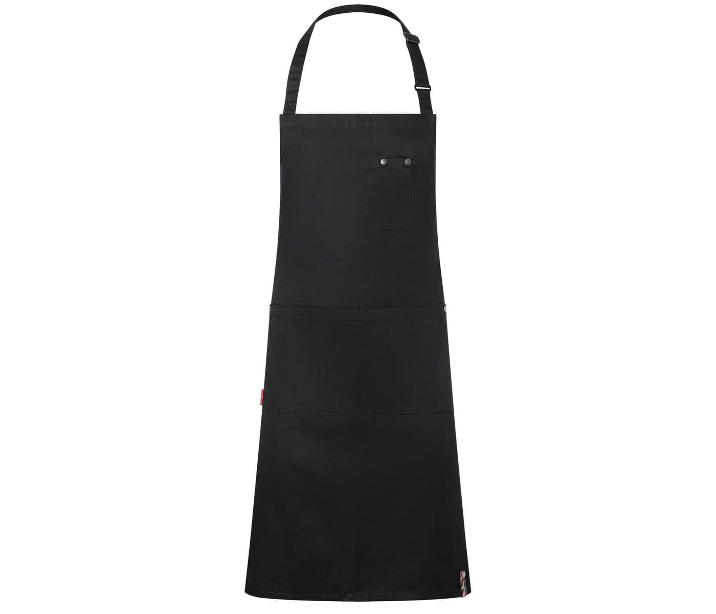 BIB APRON WITH BUCKLE AND POCKETS