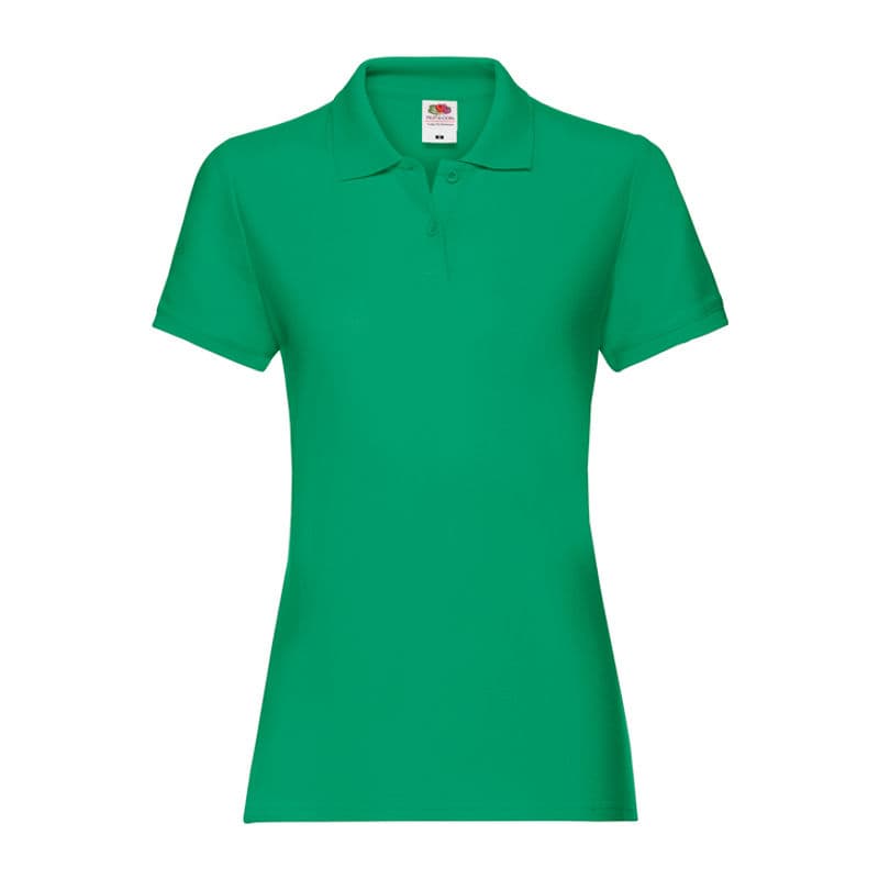 LADIES PREMIUM POLO coloris Vert kelly
