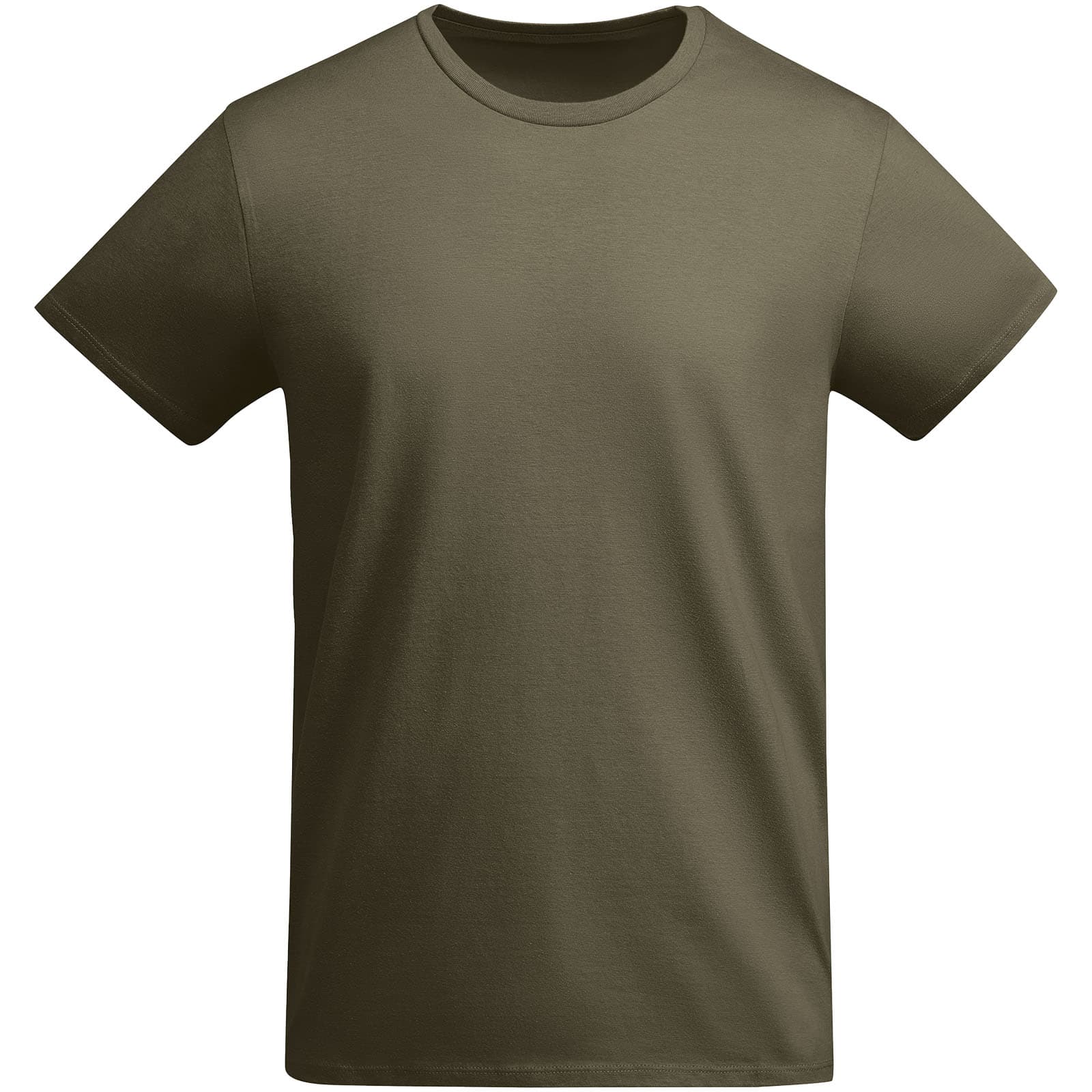 T-shirt de 175 g/m² Breda en coton organique à manches courtes pour homme coloris Vert militaire