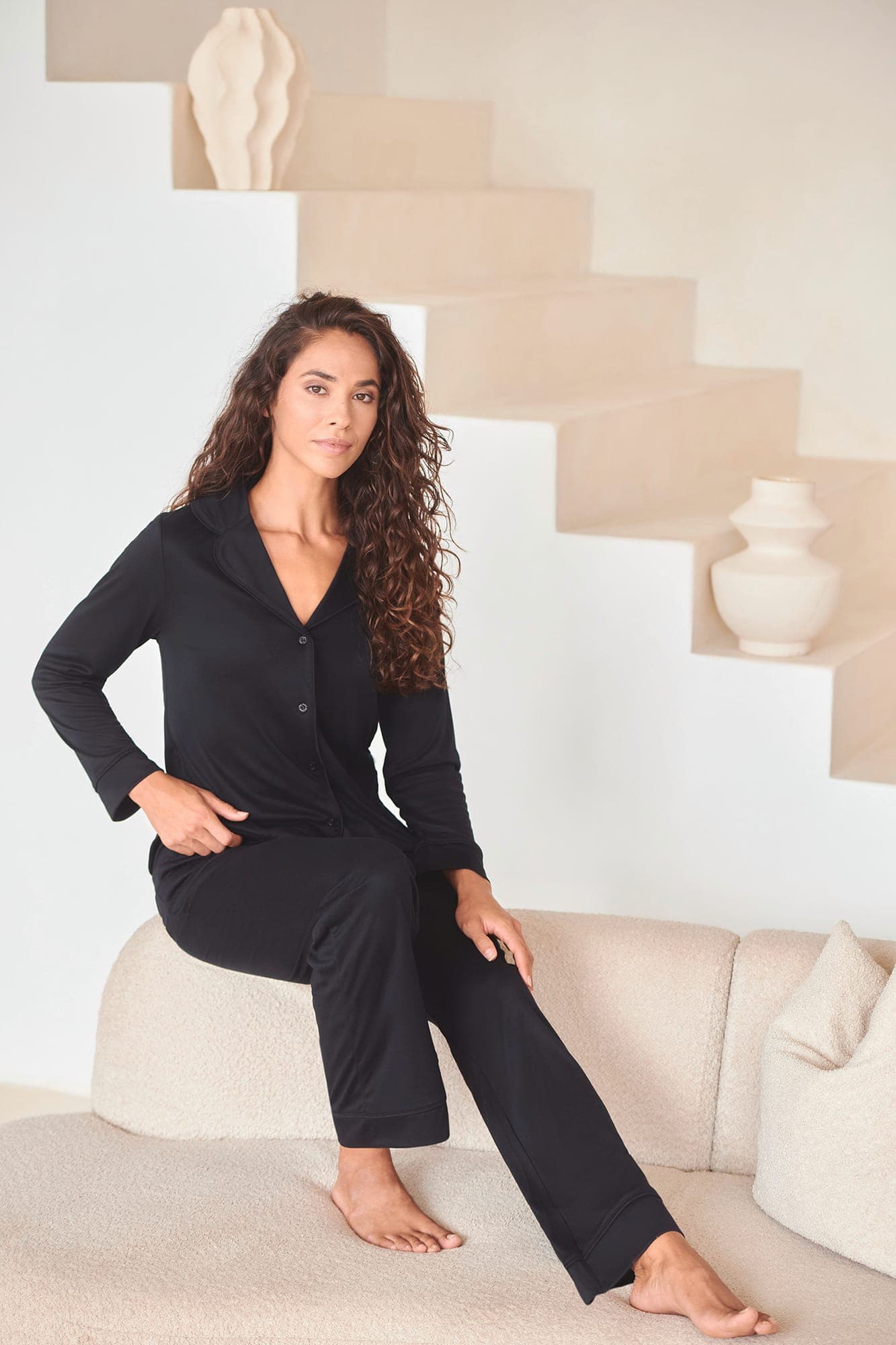 Pyjama supersoft femme en situation