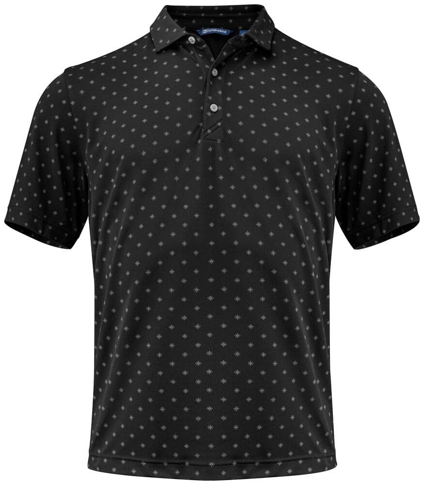 Polo Cutter & Buck Virtue imprimé coloris Noir