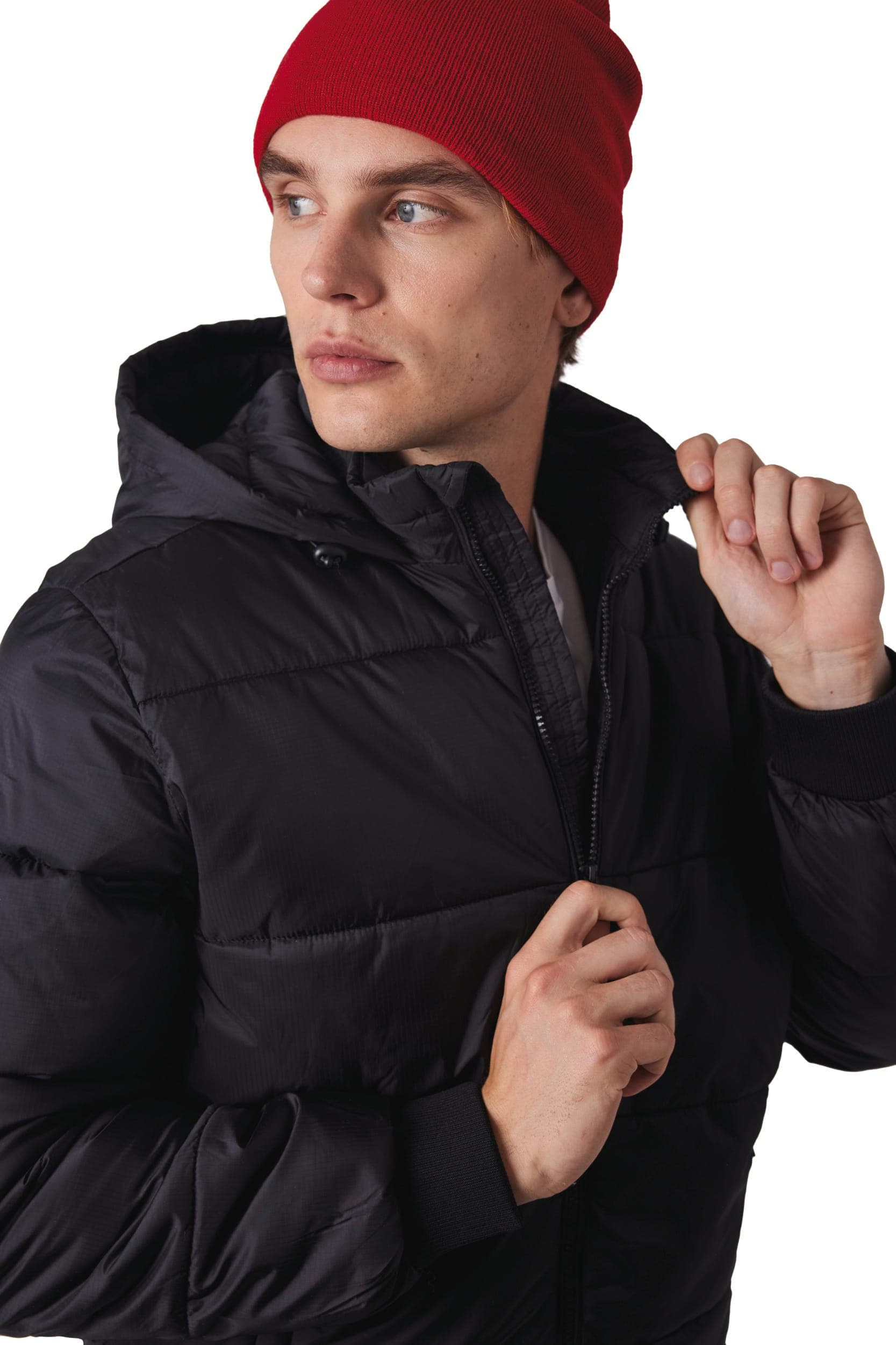 Bonnet doublure polaire en situation