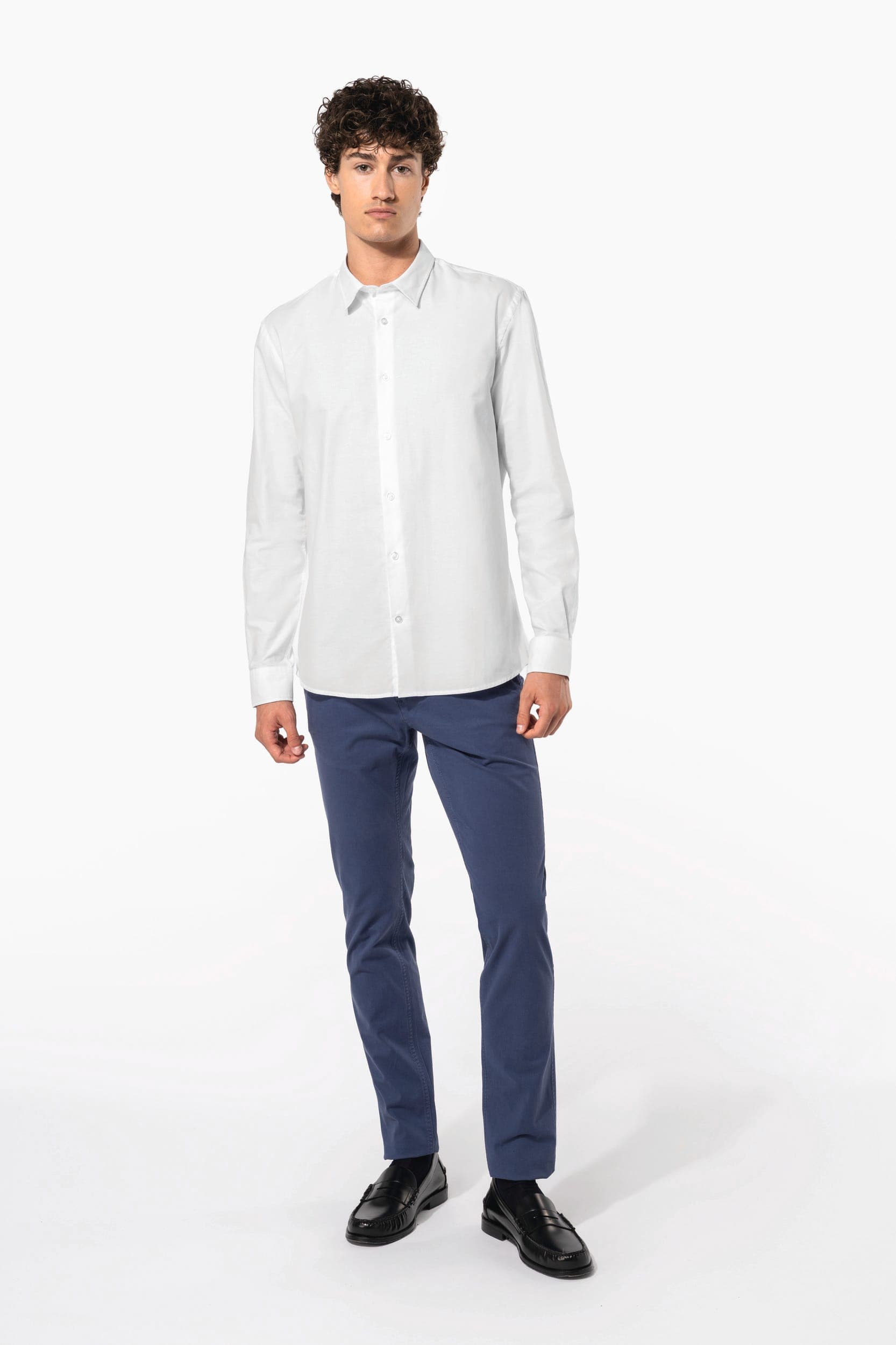 Chemise oxford manches longues homme en situation
