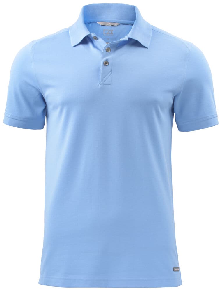 Polo Cutter & Buck Advantage homme coloris Bleu clair