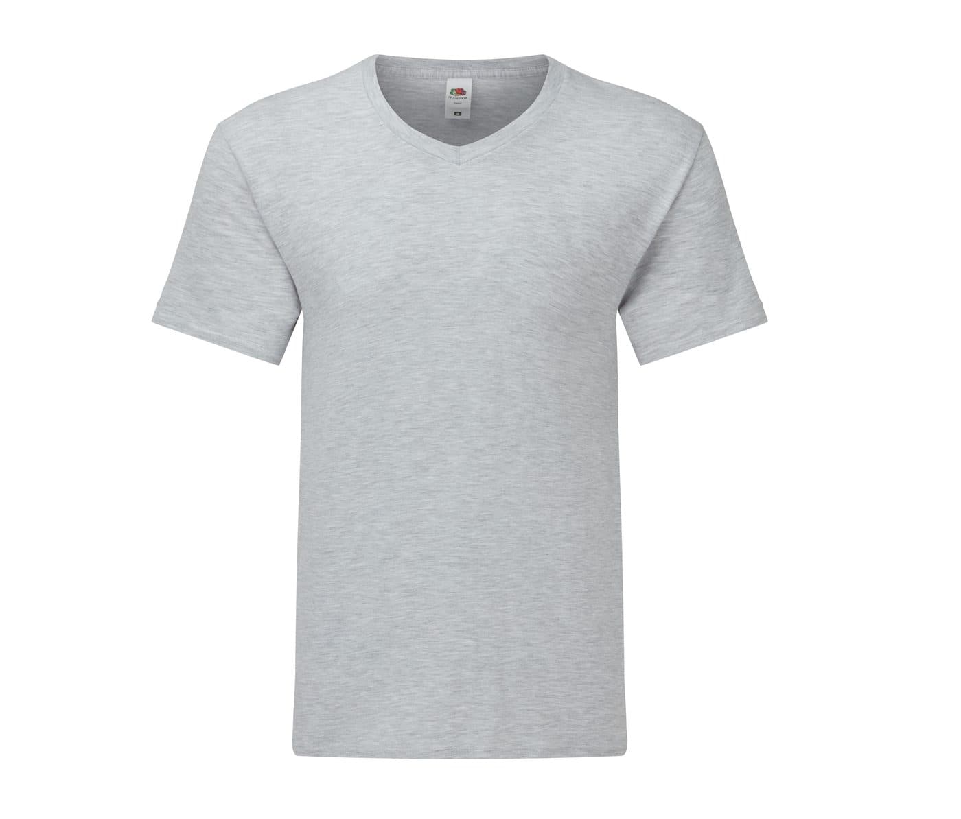 ICONIC V NECK T MEN coloris Gris chiné