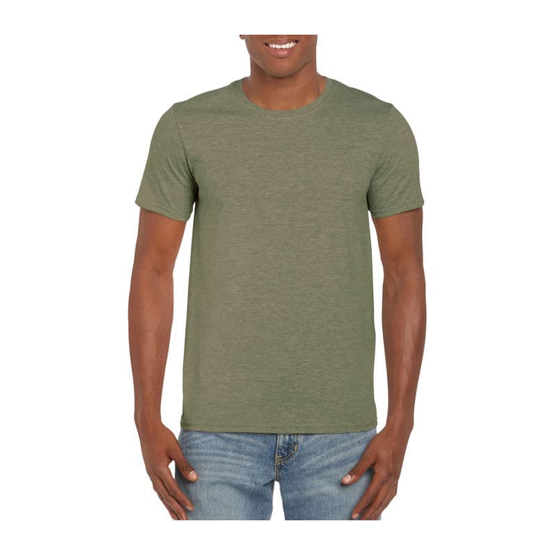 SOFTSTYLE® ADULT T-SHIRT coloris Vert militaire chiné