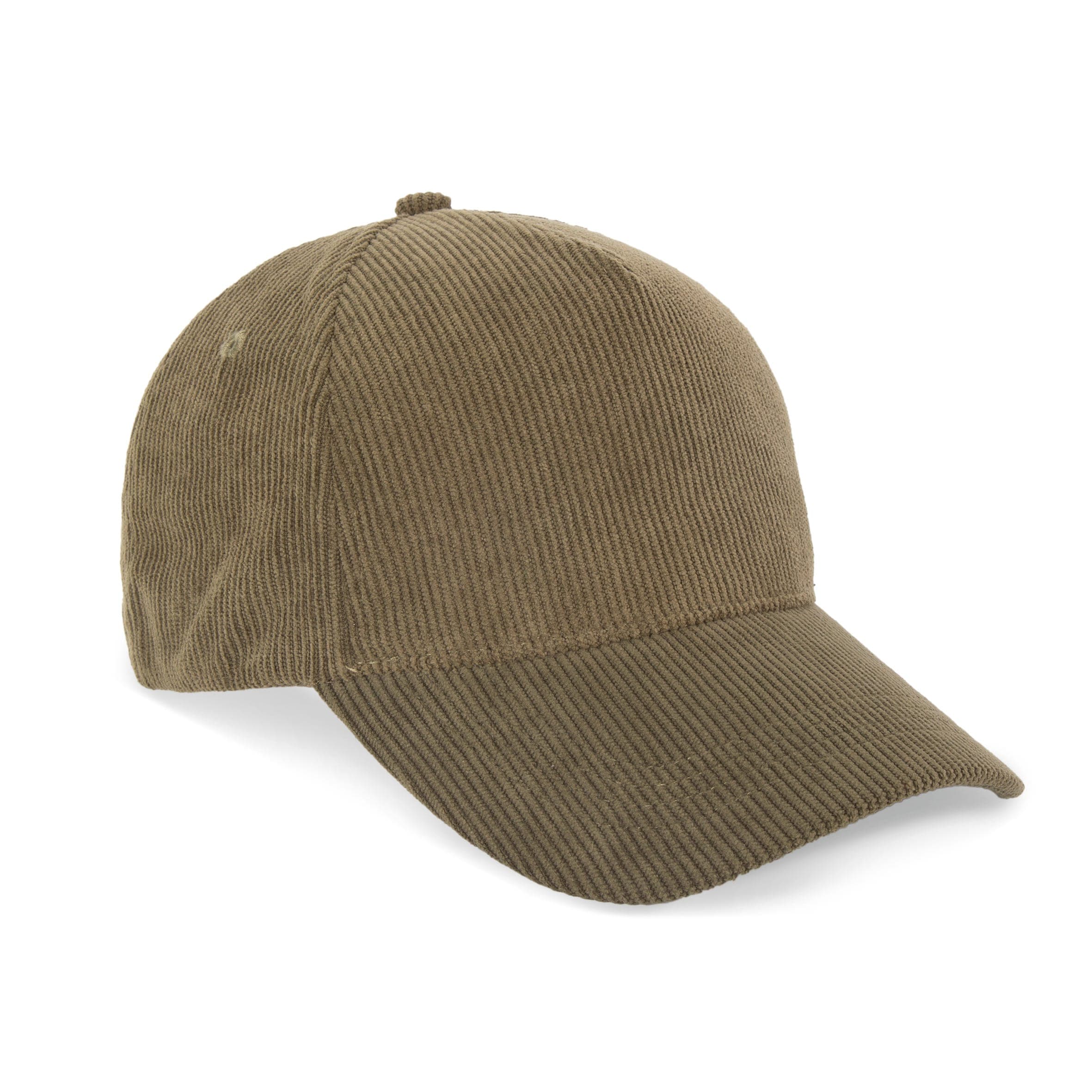Casquette 5 panneaux en velours en situation