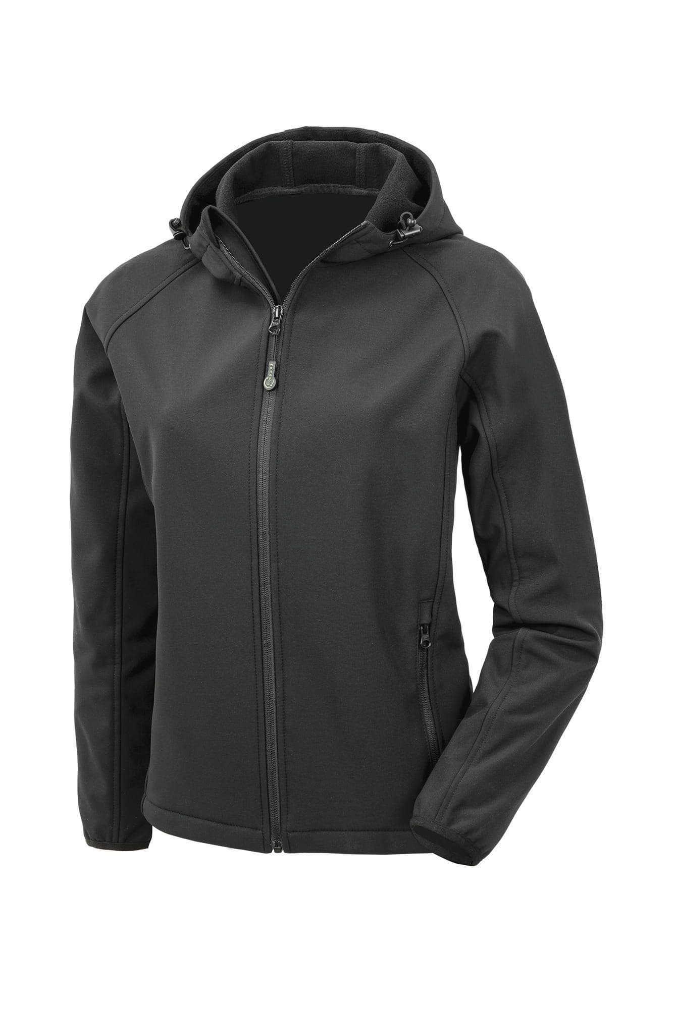 RECYCLED 3-LAYER PRINTABLE HOODED SOFTSHELL en situation