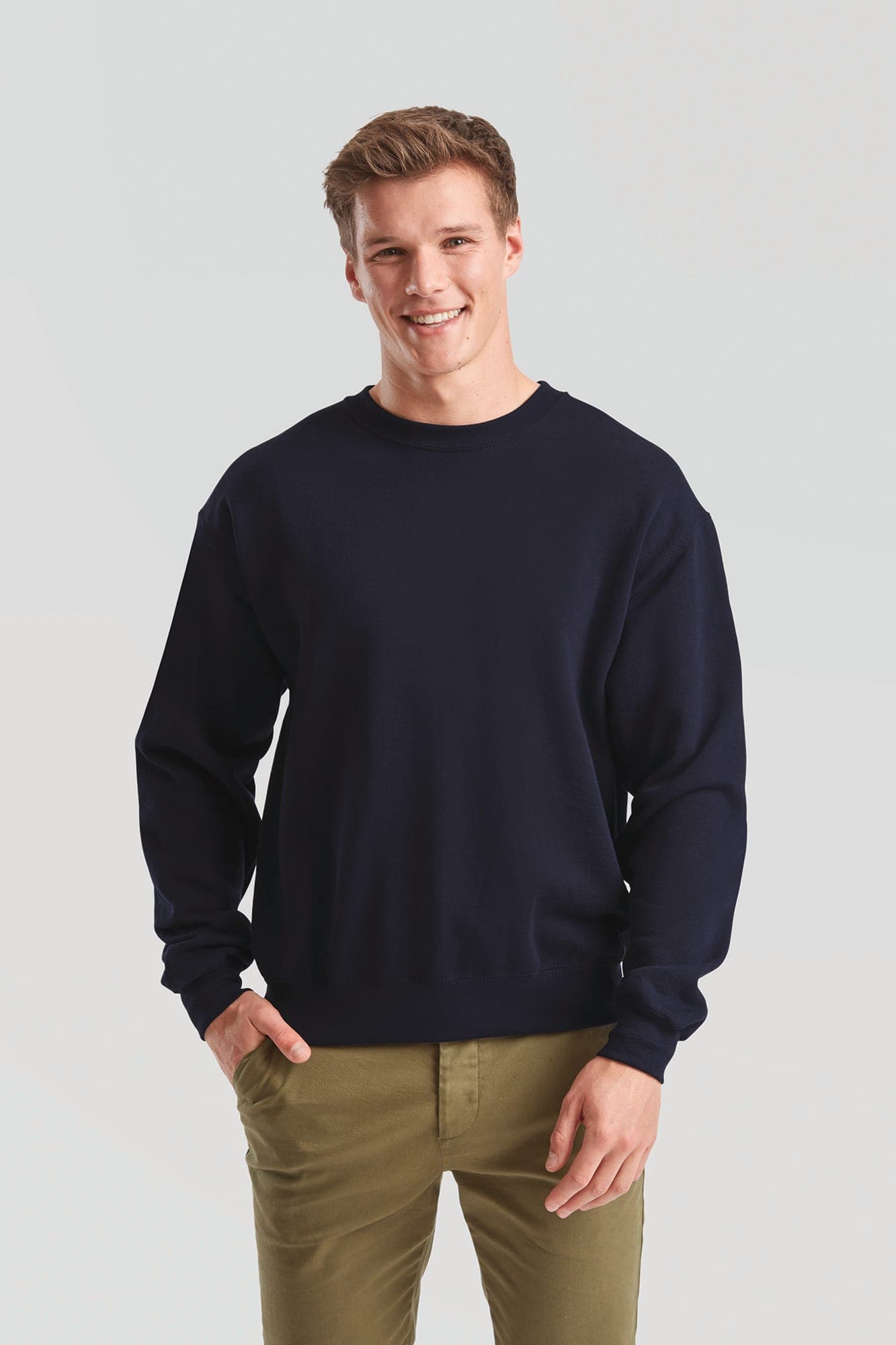 Sweat-shirt col rond Classic (62-202-0) en situation