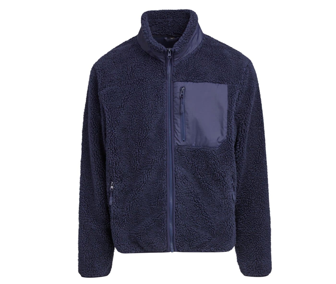 BONDED SHERPA JACKET coloris Marine