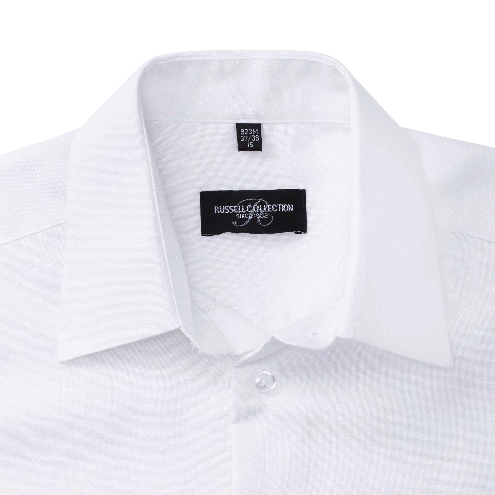 Chemise oxford cintrée manches courtes homme en situation