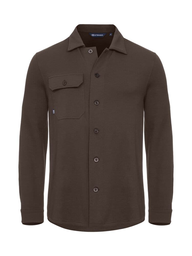 Polo loisir Cutter & Buck Advantage homme coloris Moka foncé