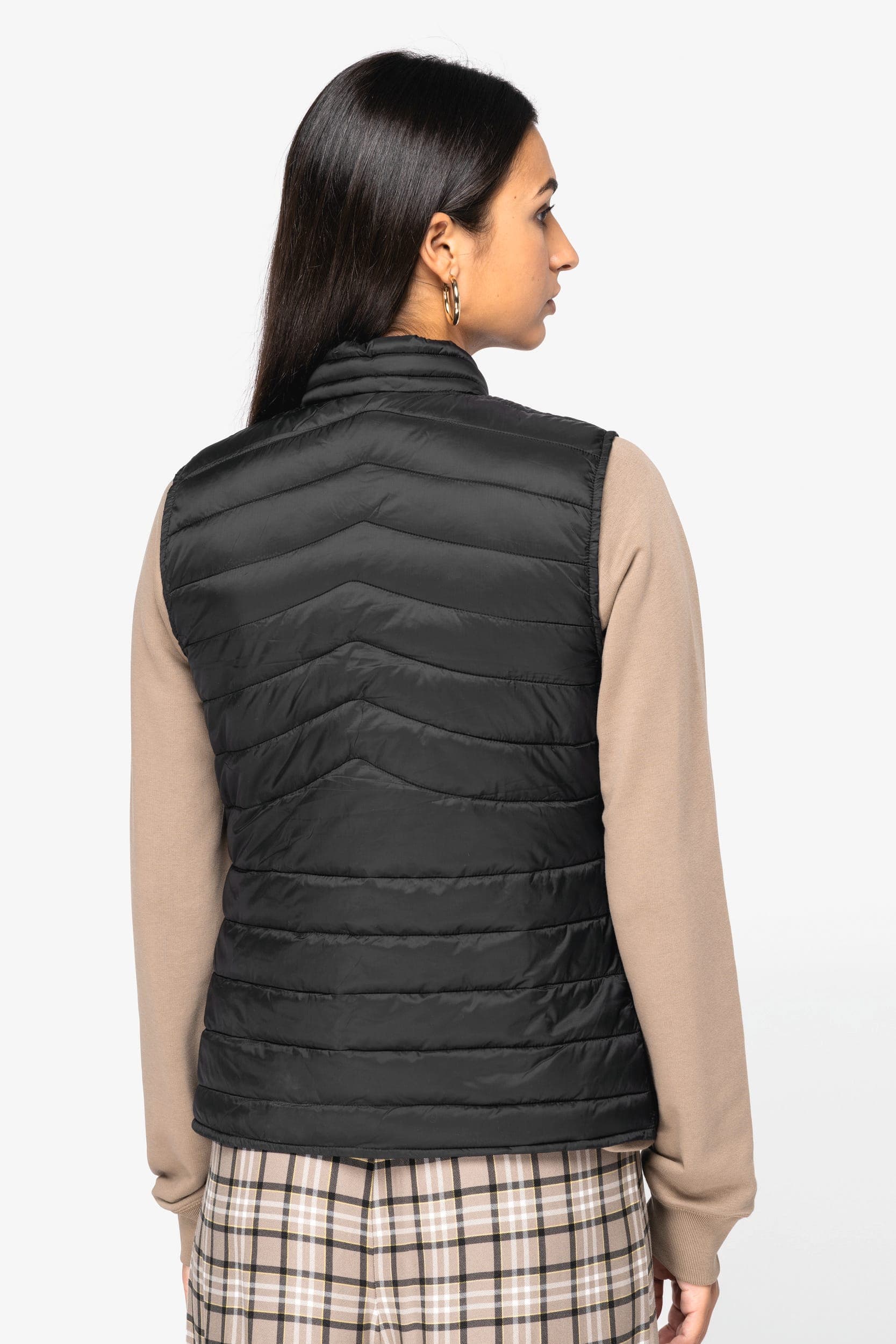Bodywarmer écoresponsable léger femme en situation
