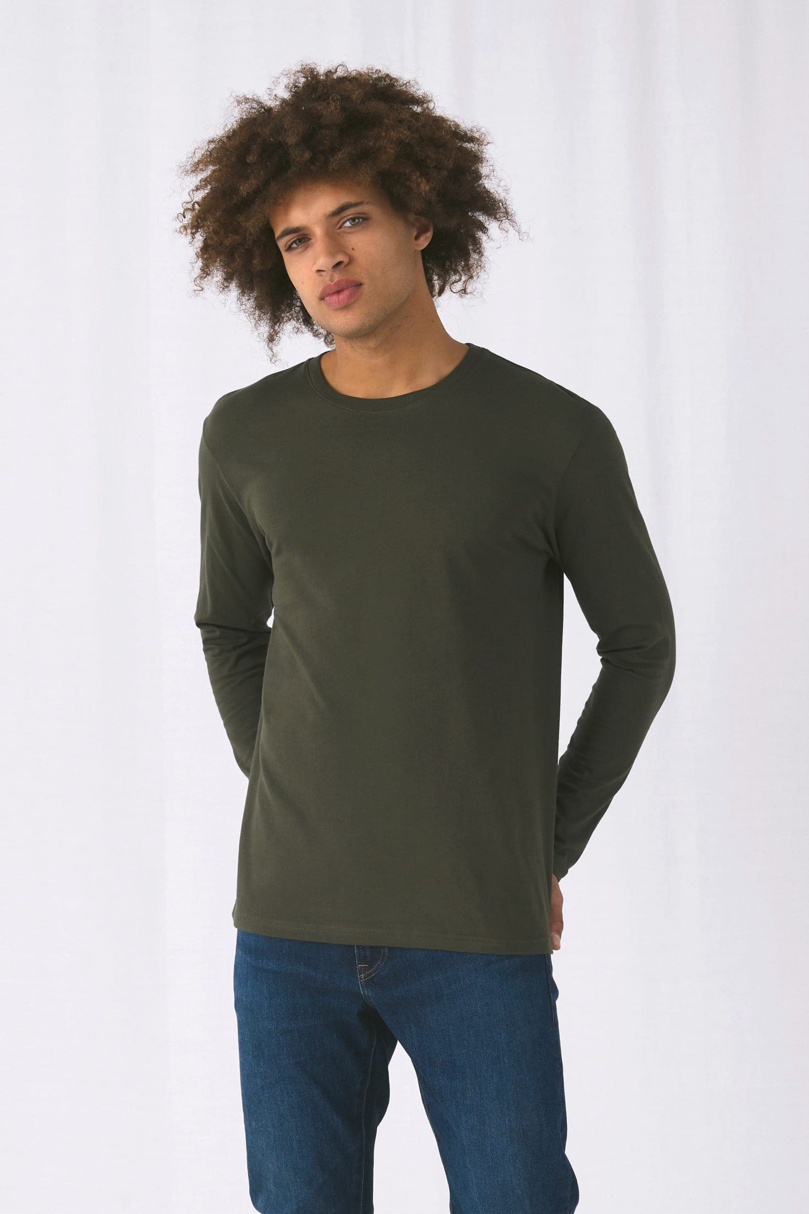 T-shirt manches longues homme #E150 en situation