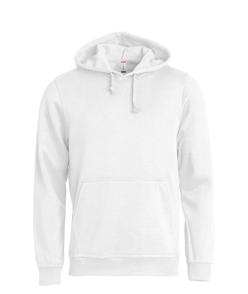 Clique Basic Hoody coloris Blanc