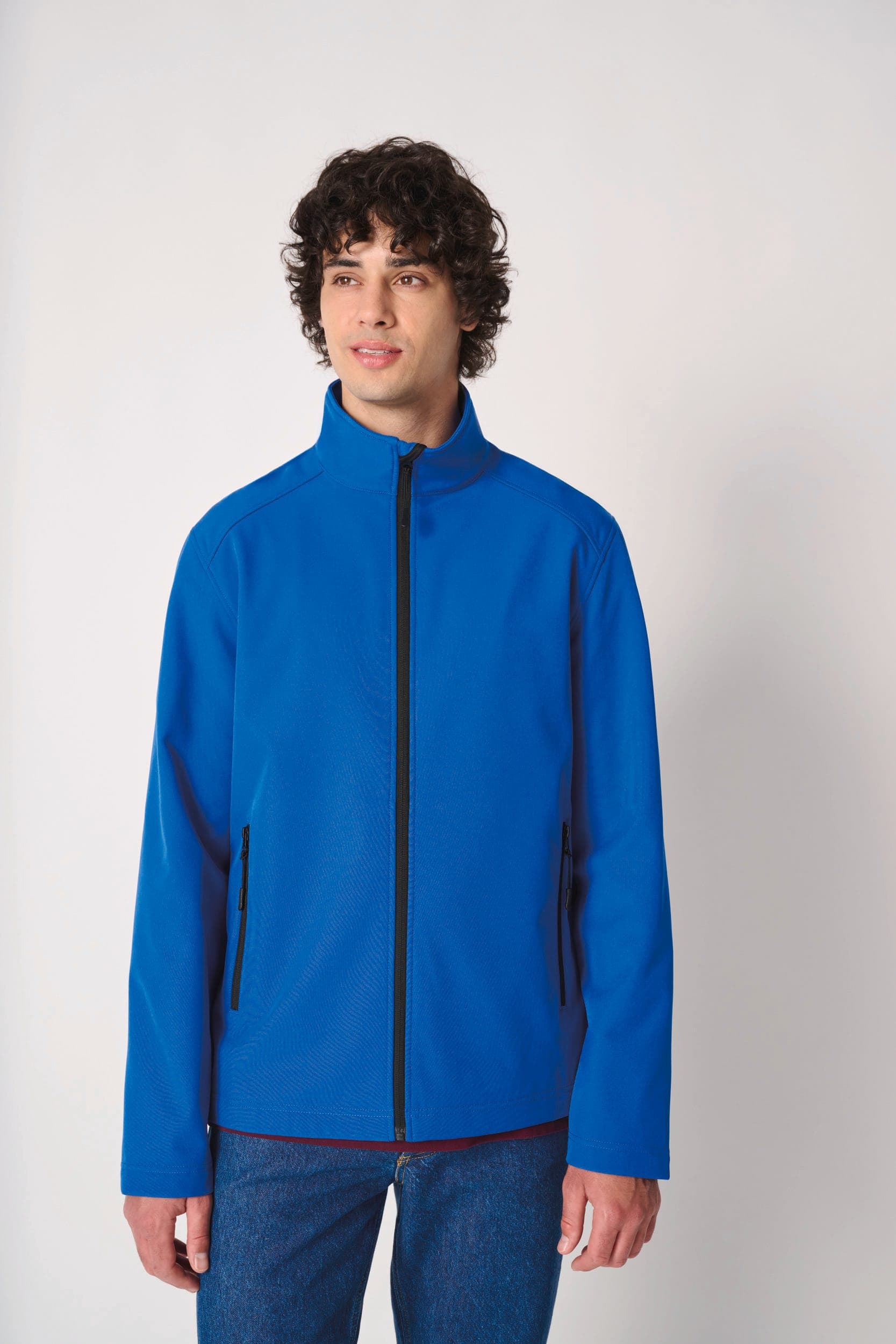 Veste softshell 2 couches homme en situation