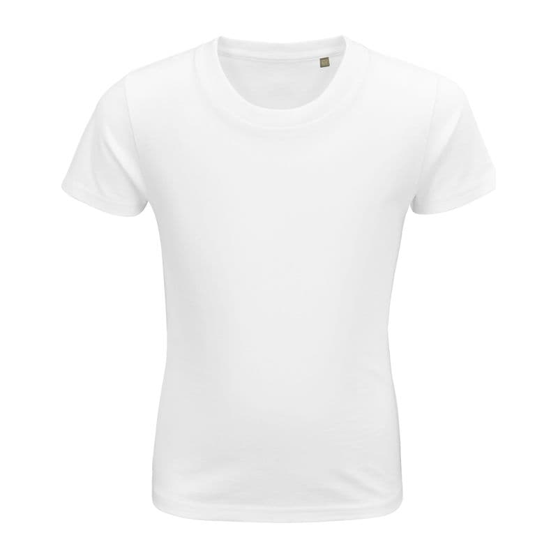 Sol'S Pioneer - Kids’ Round-Neck Fitted T-Shirt coloris Blanc