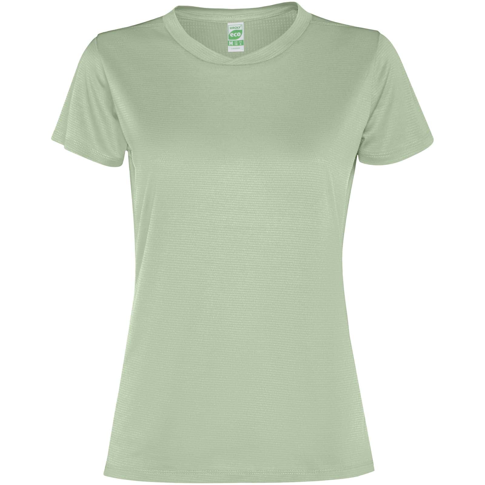 T-shirt de sport de 100 g/m² Slam à manches courtes pour femme coloris Vert brume
