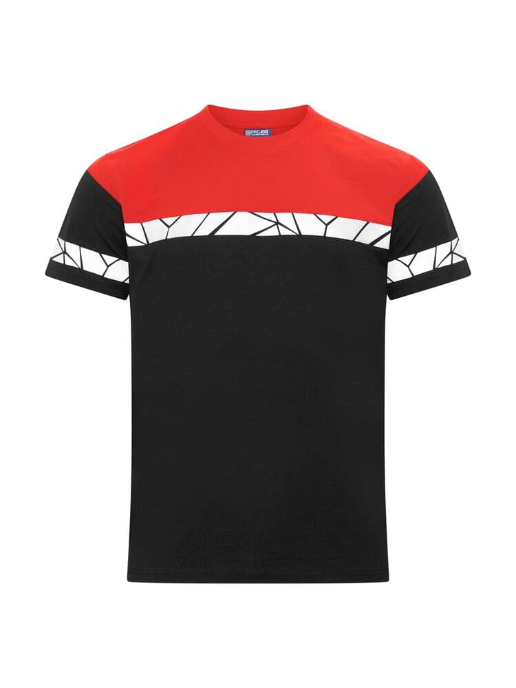 7001 T-SHIRT coloris Noir / Rouge