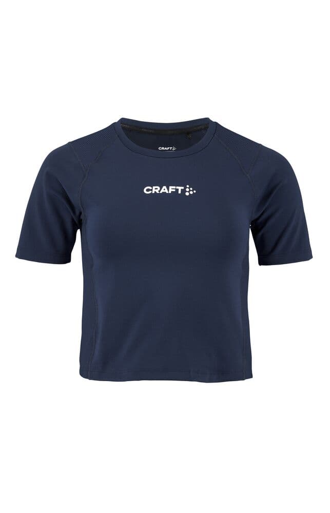 Craft Rush 2.0 crop tee w coloris Bleu marine