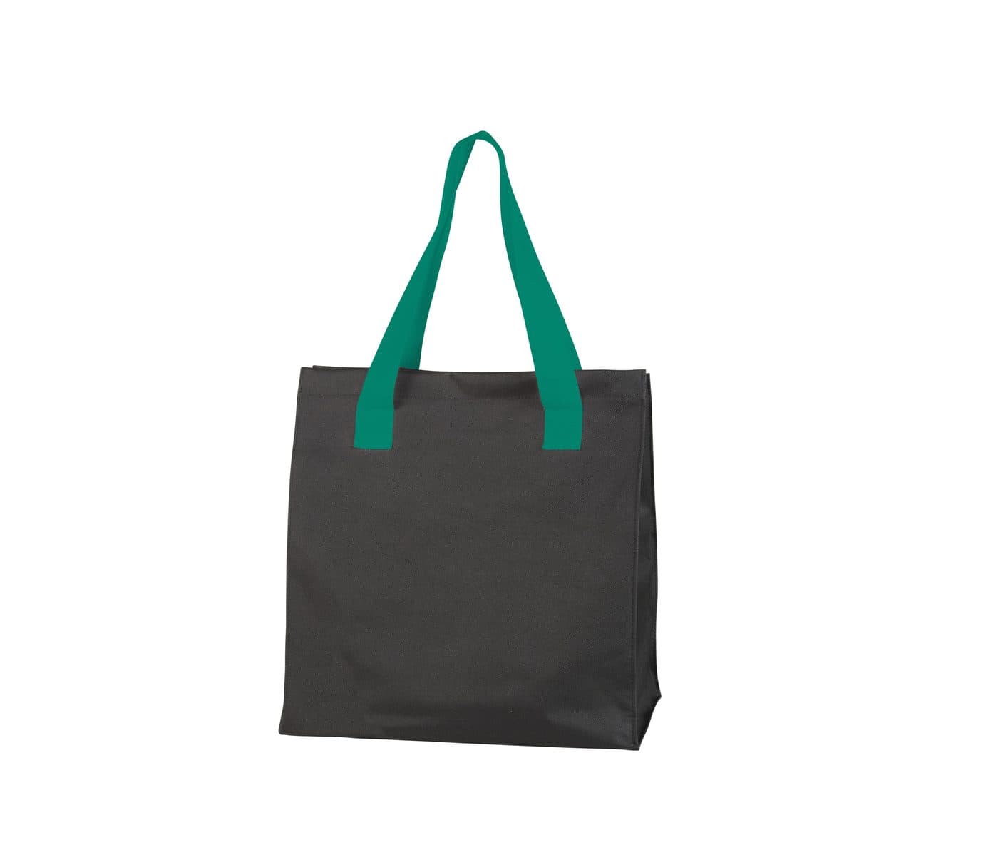 SHOPPING BAG coloris Noir / Vert kelly