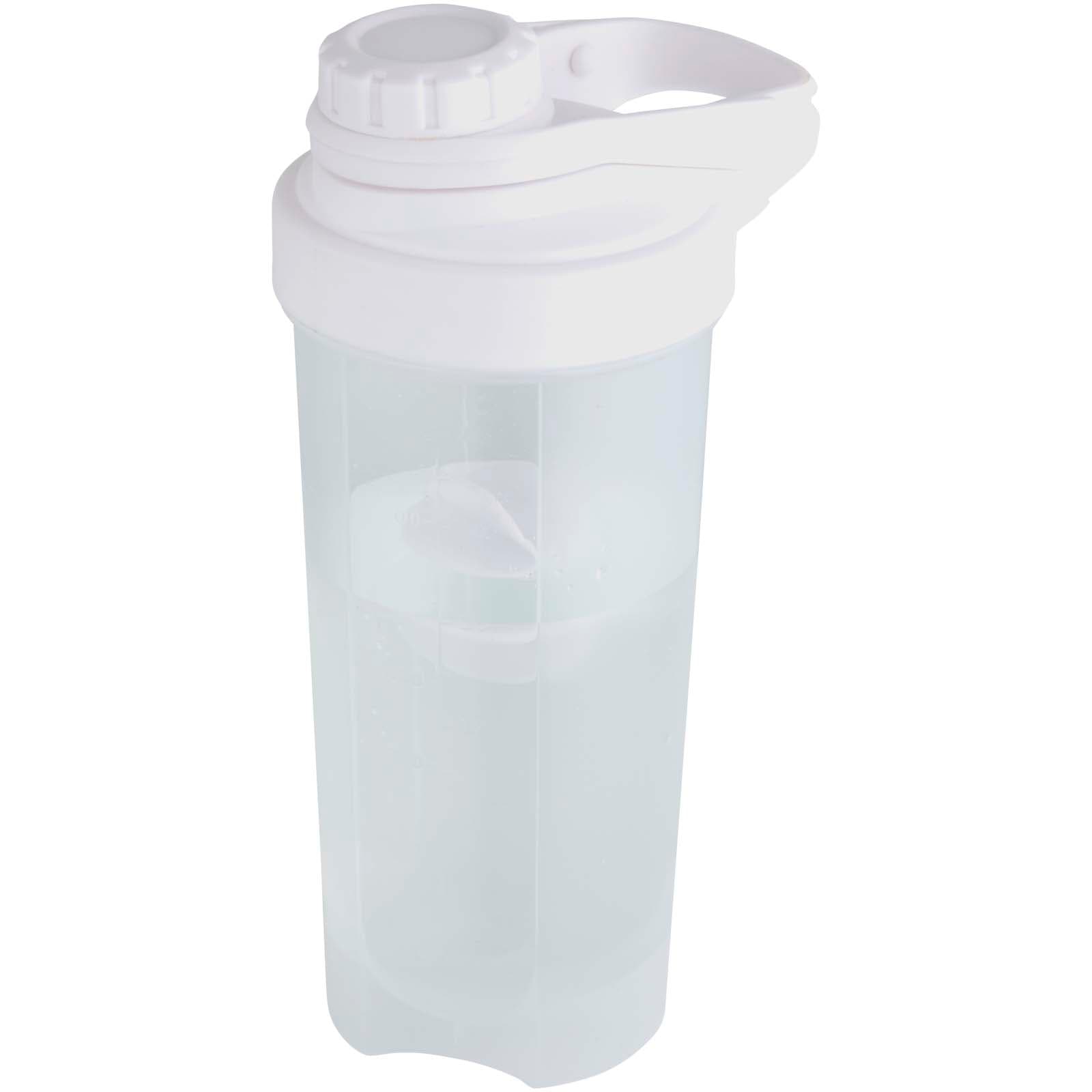 Bouteille de sport Forza de 700 ml avec bille de shaker coloris Blanc