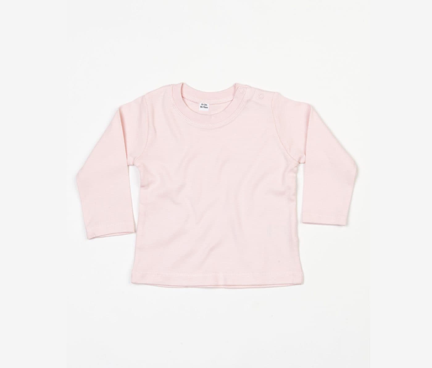 BABY LONG SLEEVE T coloris Rose poudré