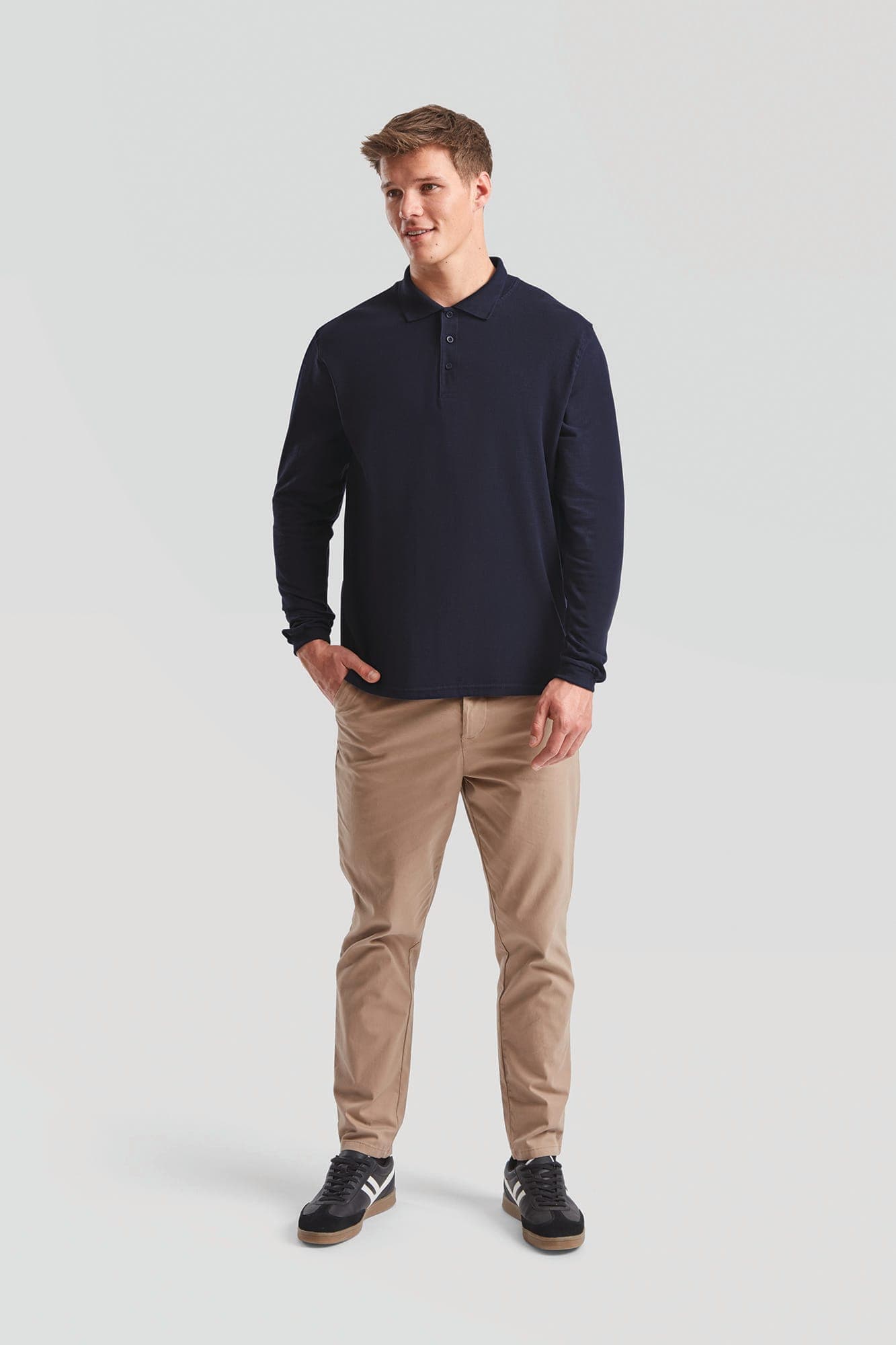 Polo manches longues Premium (63-310-0) en situation