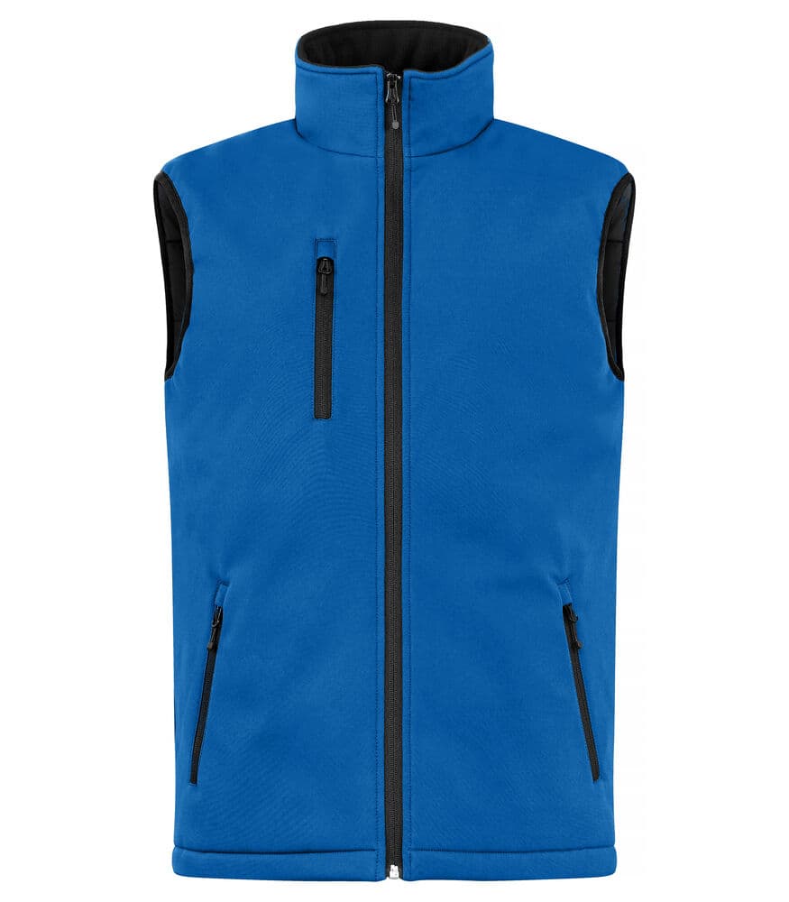 Clique Padded Softshell Vest coloris Bleu roi