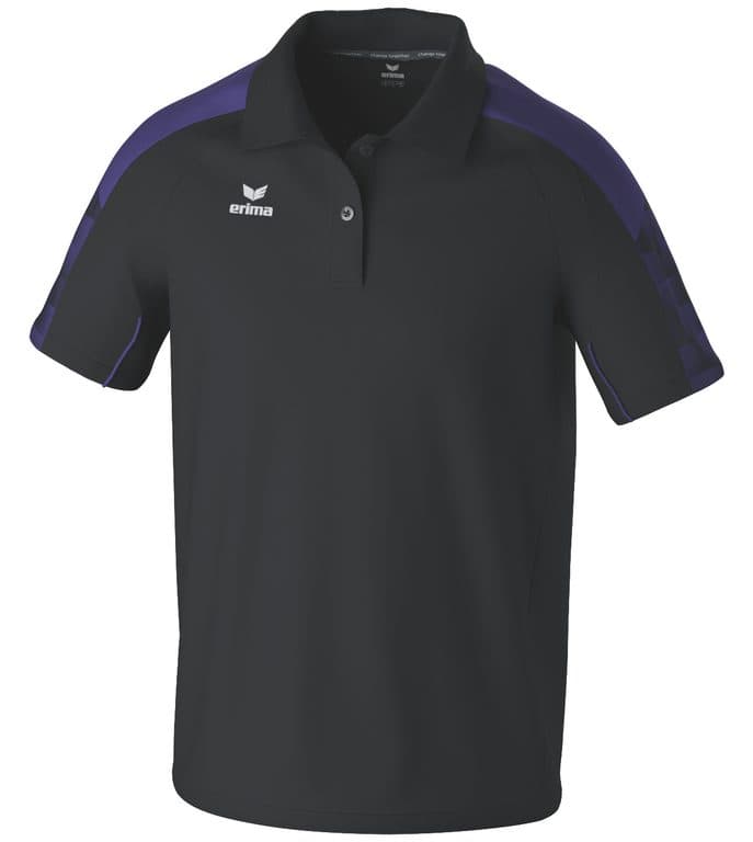 Polo EVO STAR coloris Noir / Ultraviolet