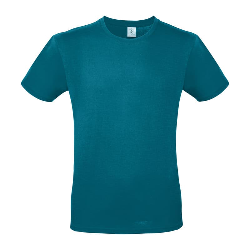 B&C #E150 UNISEX T-SHIRT coloris Bleu Diva