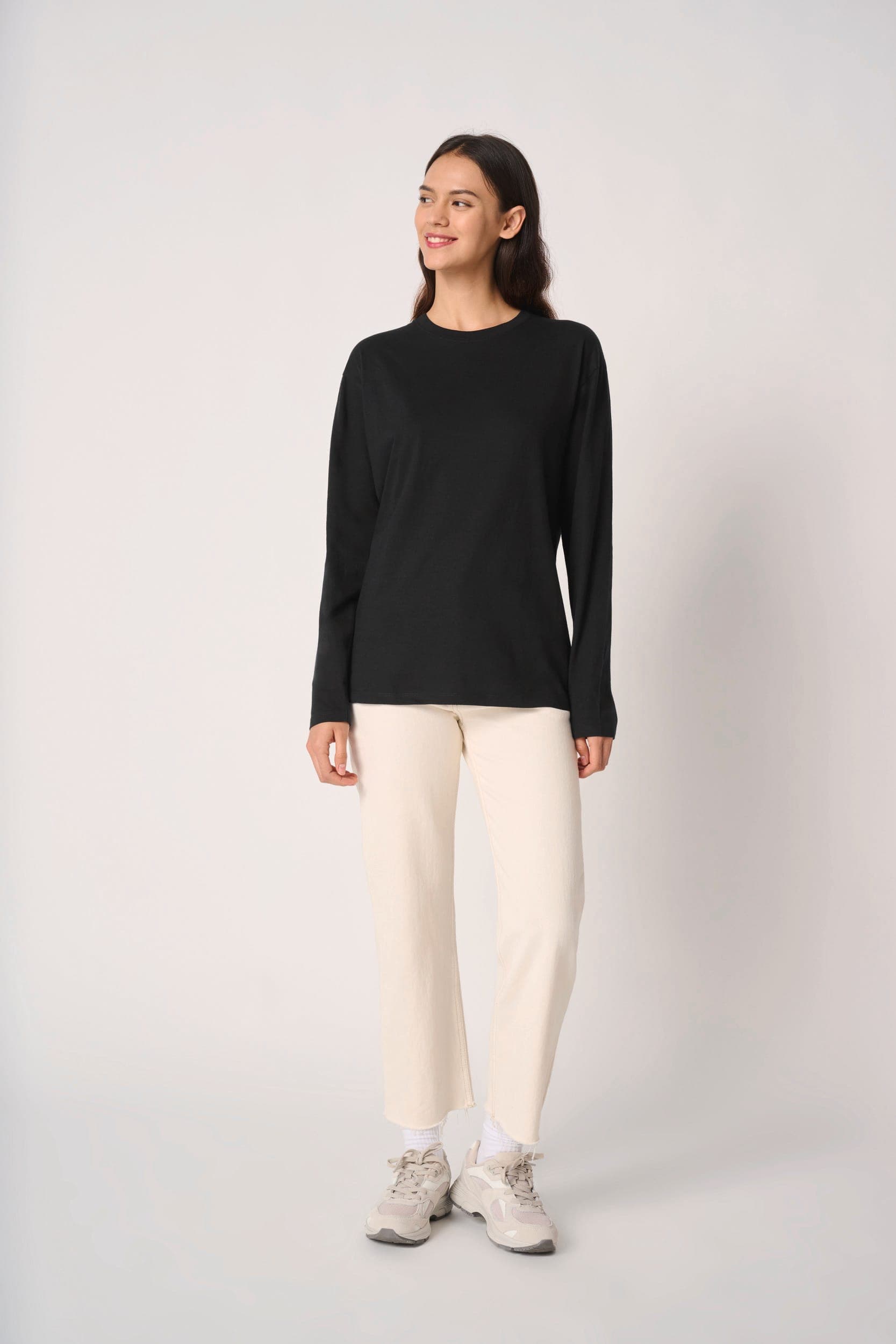T-shirt LSL unisexe iDeal190 en situation