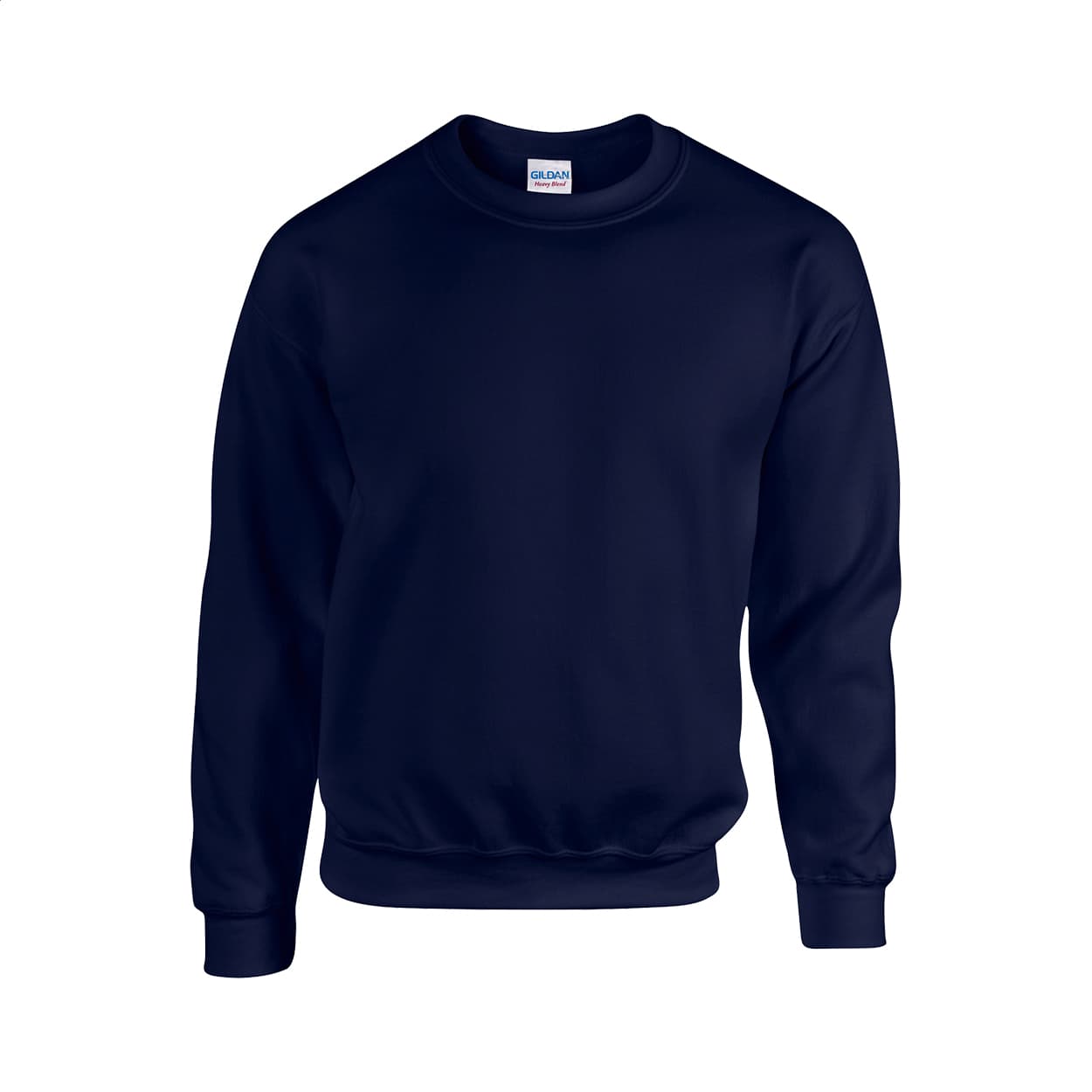 sweat-shirt à col ras du cou coloris Bleu foncé
