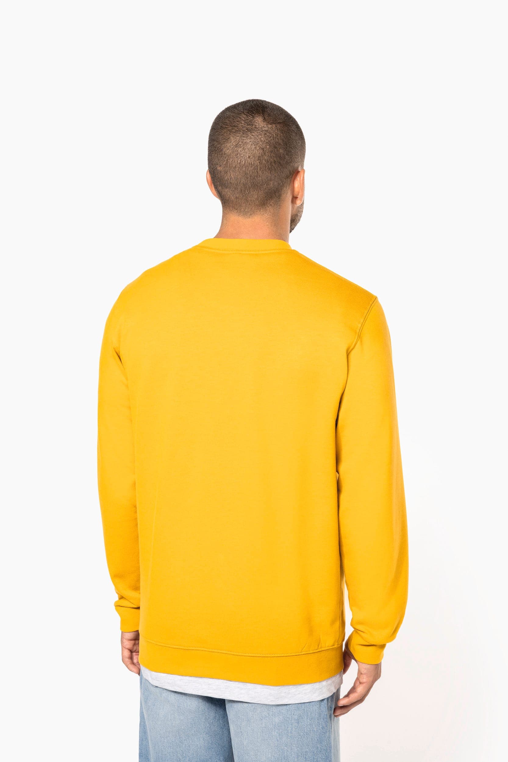Sweat-shirt col rond unisexe en situation