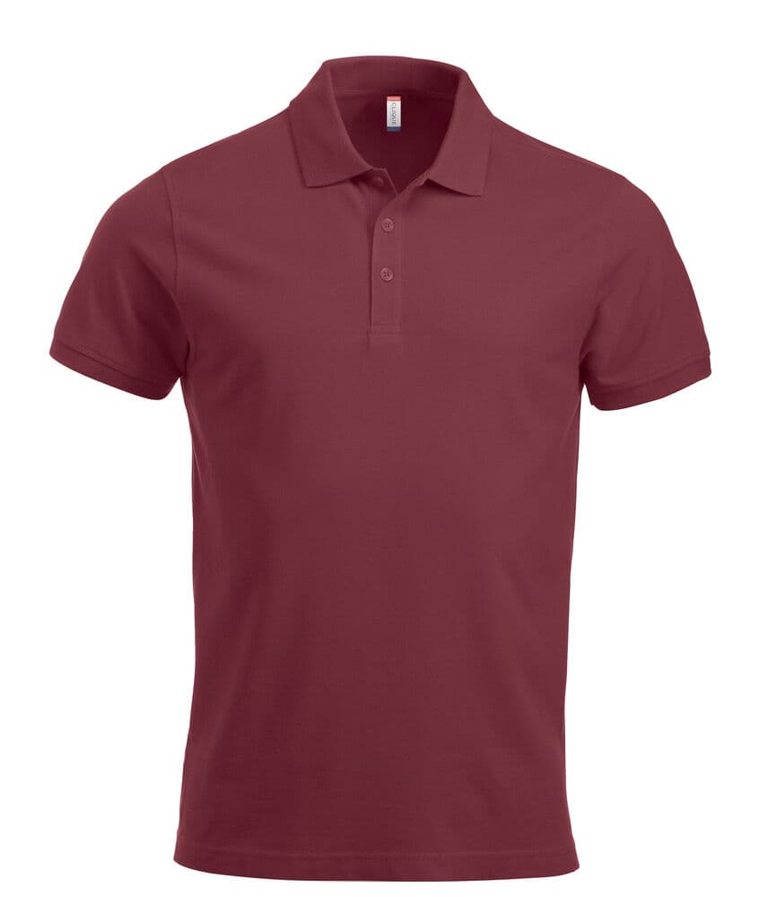 Clique Classic Lincoln S/S Polo coloris Bordeaux