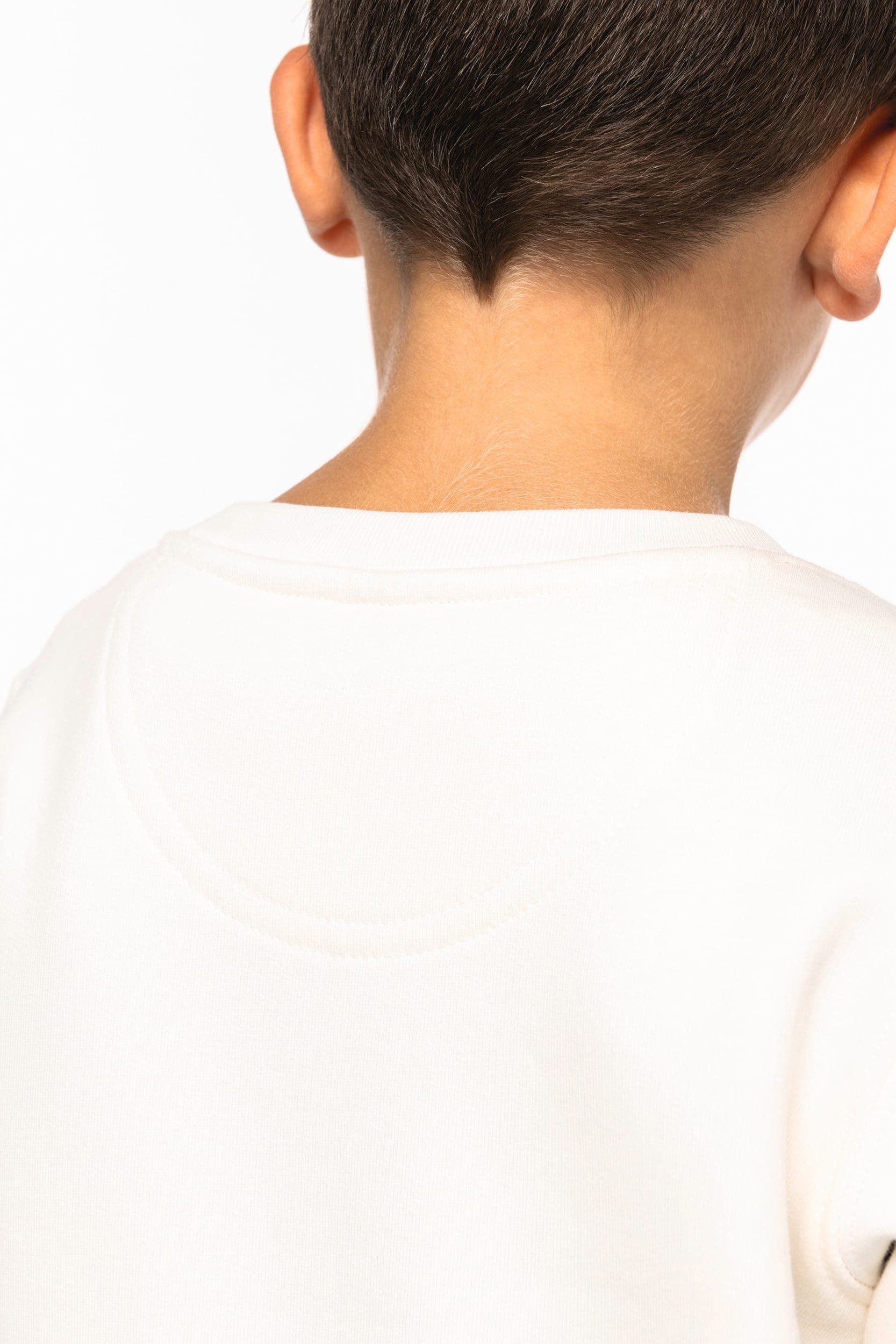Sweat-shirt écoresponsable à col rond enfant en situation