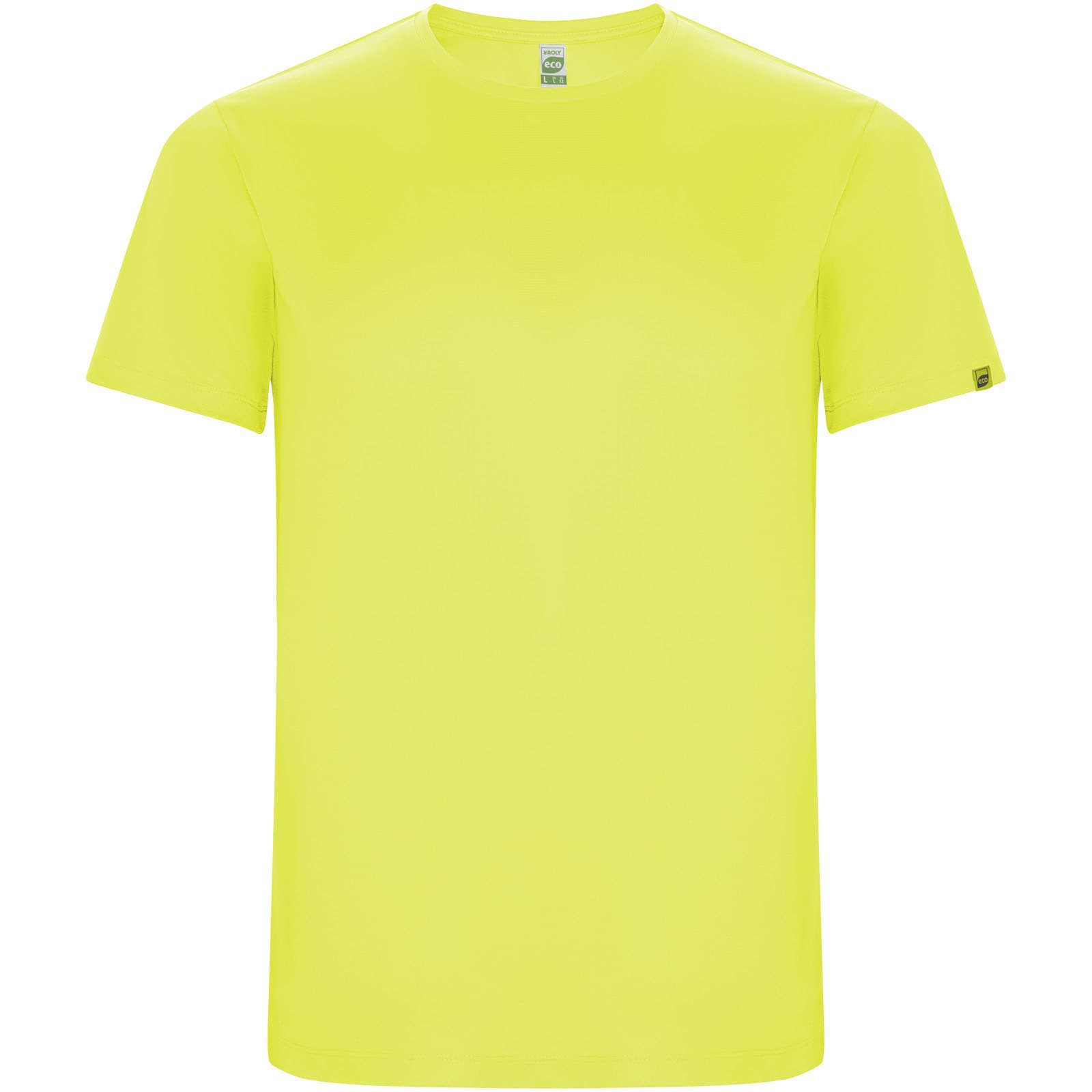 T-shirt sport de 135 g/m² Imola à manches courtes pour enfant coloris Jaune fluo