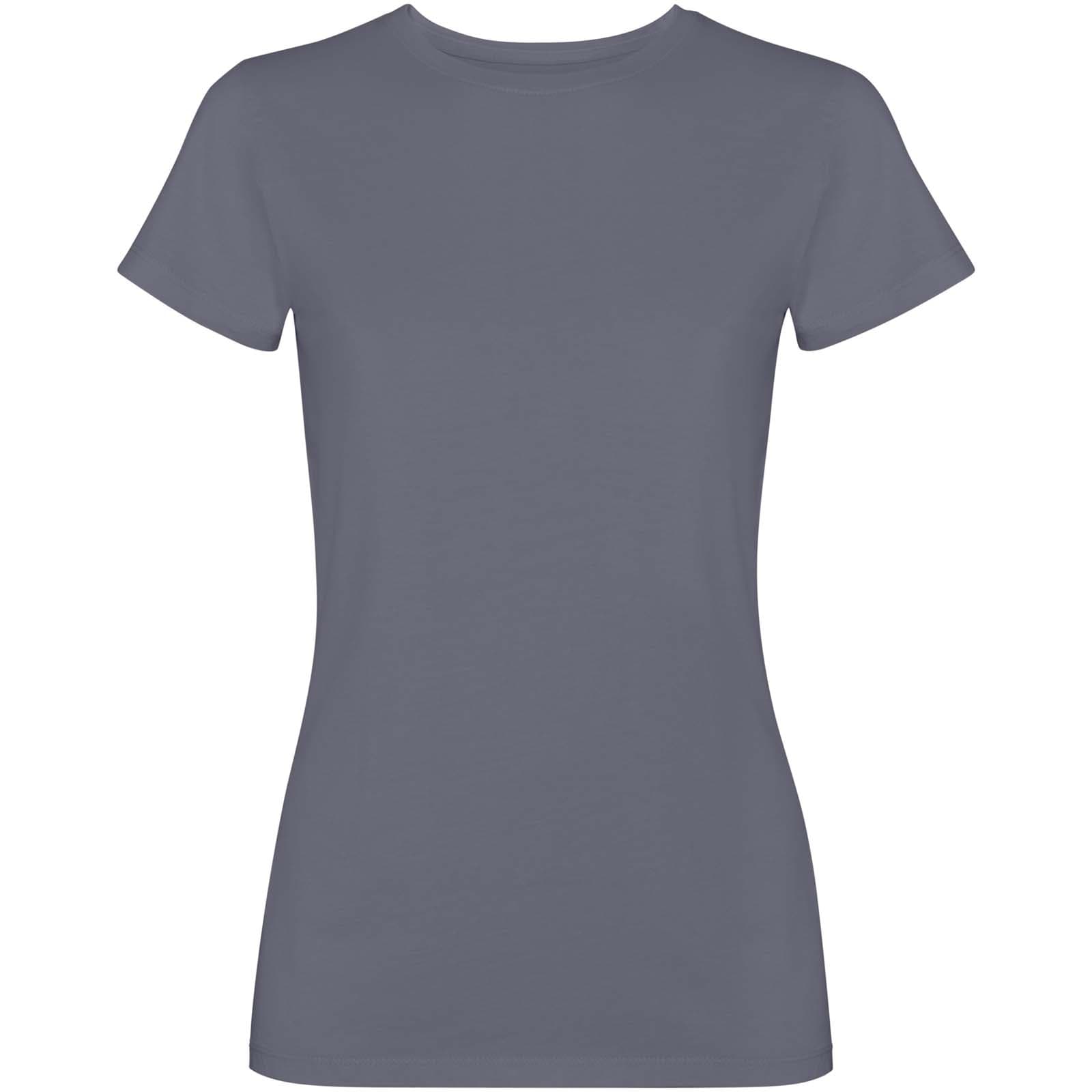 T-shirt de 180 g/m² Fiyi à manches courtes pour femme coloris Gris foncé