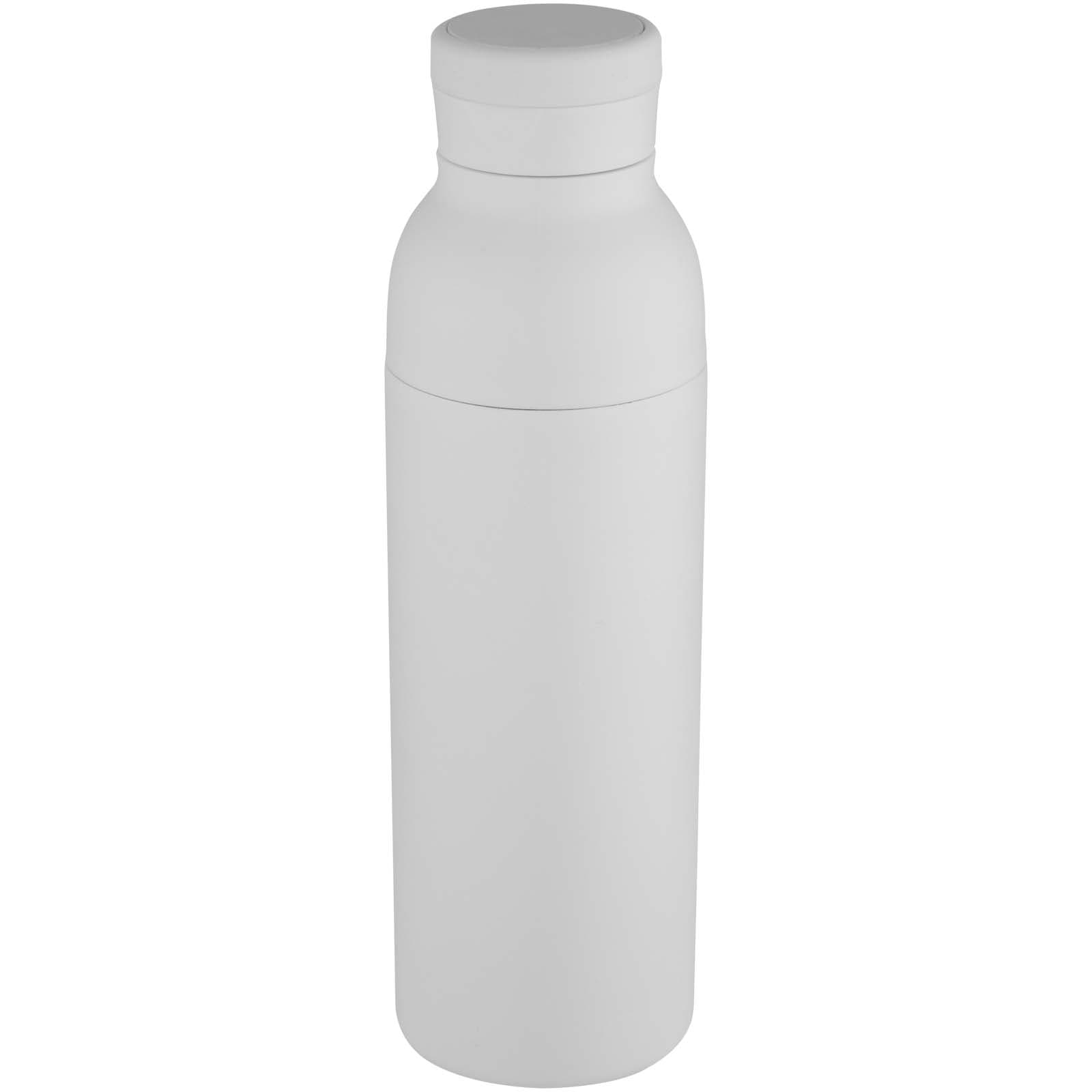 Bouteille avec isolation sous vide Illuminate double paroi de 650 ml en acier inoxydable recyclé certifié RCS coloris Blanc